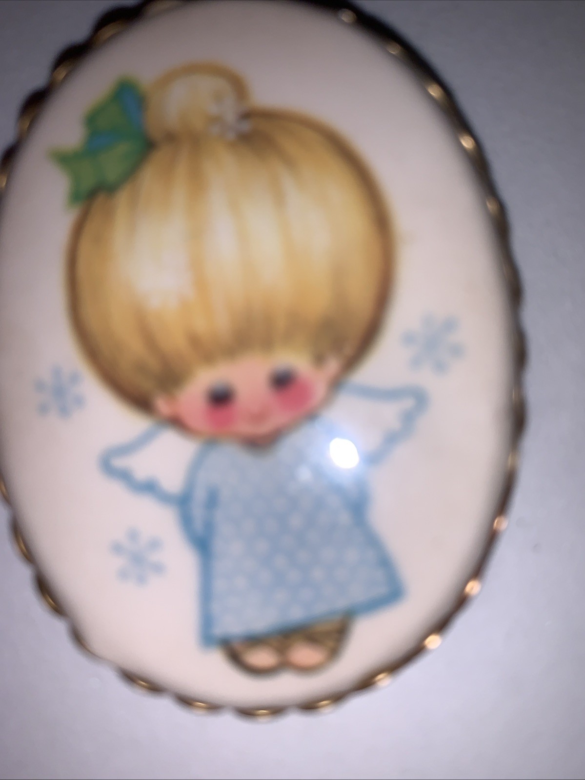 Estate Find Childs Dress up Angel Pin with safety catch clasp