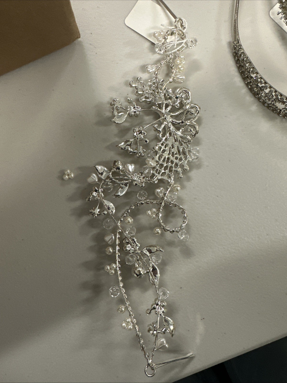 Auction Lot #2 : Rhinestone Headbands and Brooch +