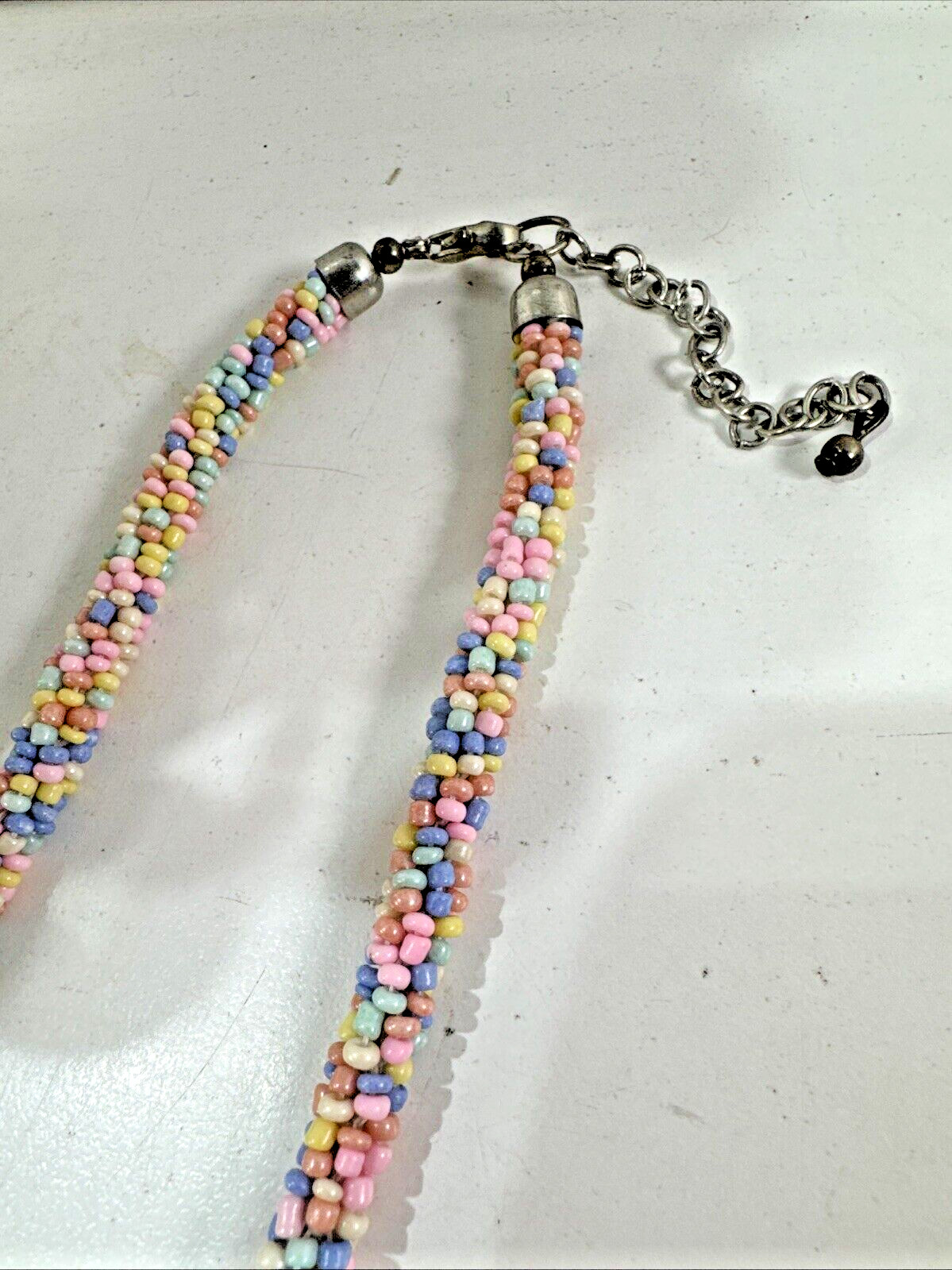 Beautiful Vintage Estate Lot 3x PINKS Beaded/Metal Necklaces & Bracelet