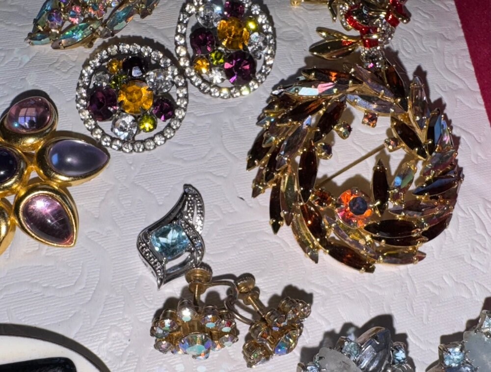 High End Vintage Jewelry Lot Eisenberg Austria Juliana KJL Weiss Sterling Silver