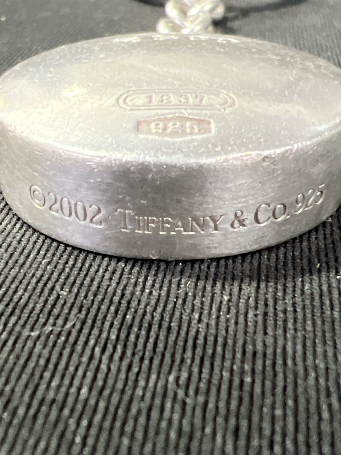 Tiffany & Co. 1837 .925 Sterling Silver 39” Tape Measure With Key Ring