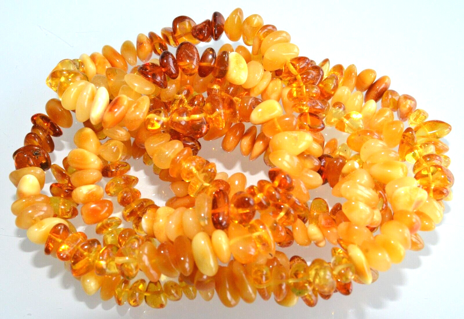 ✅135 cm=51gr RUSSIAN SOVIET BALTIC AMBER BEAD NECKLACE 琥珀 BRACELET STONE PENDANT