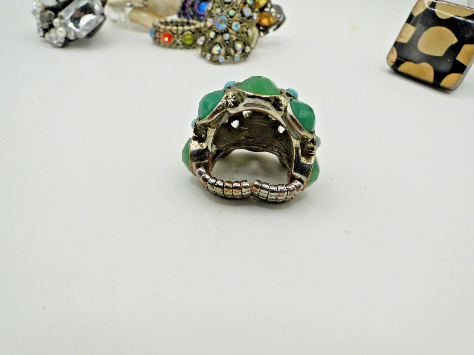 Lot of Eight Unique Vintage Expansion Rings