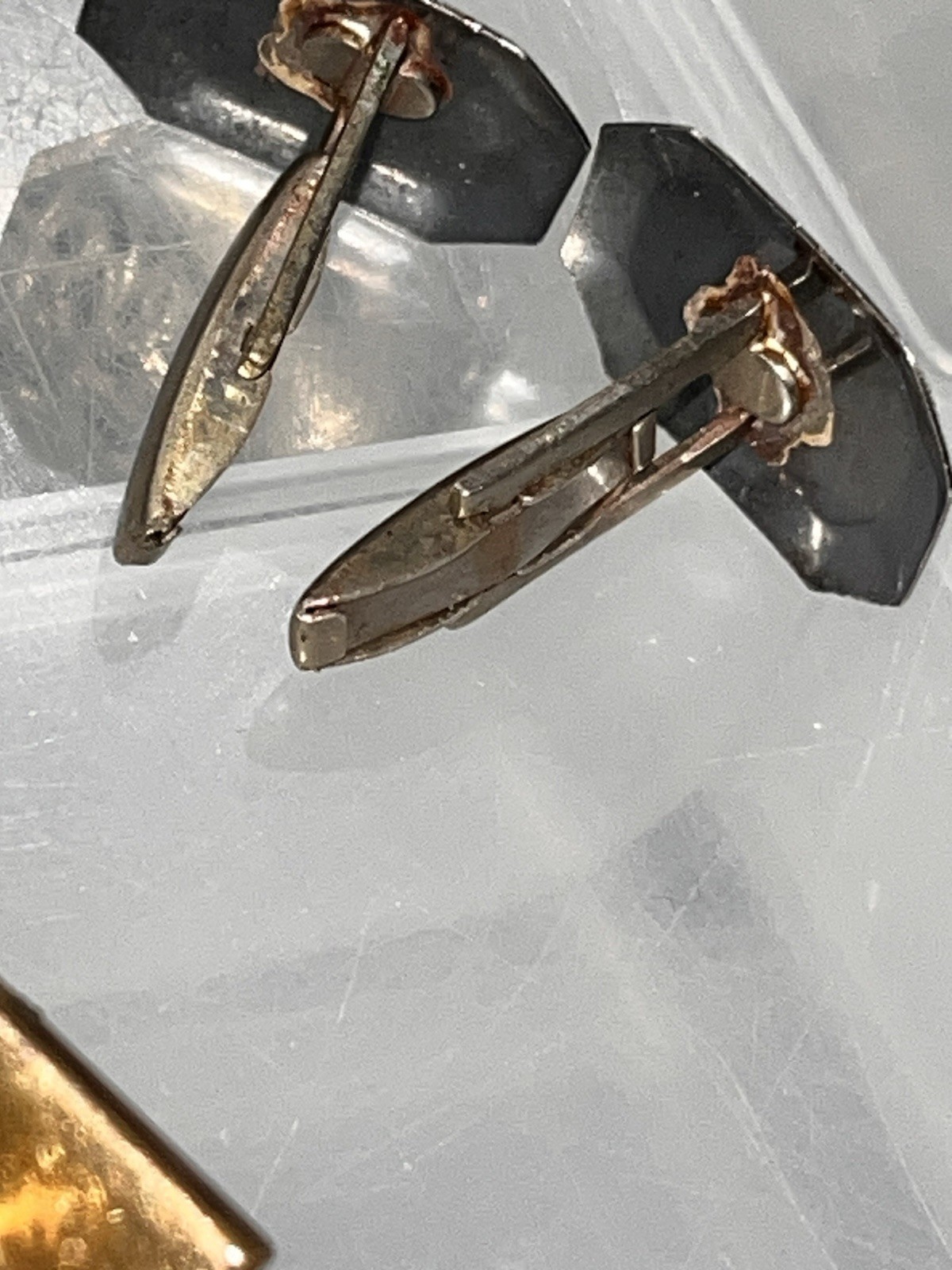 Pair Vintage Cufflinks 1/40 10K GF Yellow Gold Filled Signed RGP
