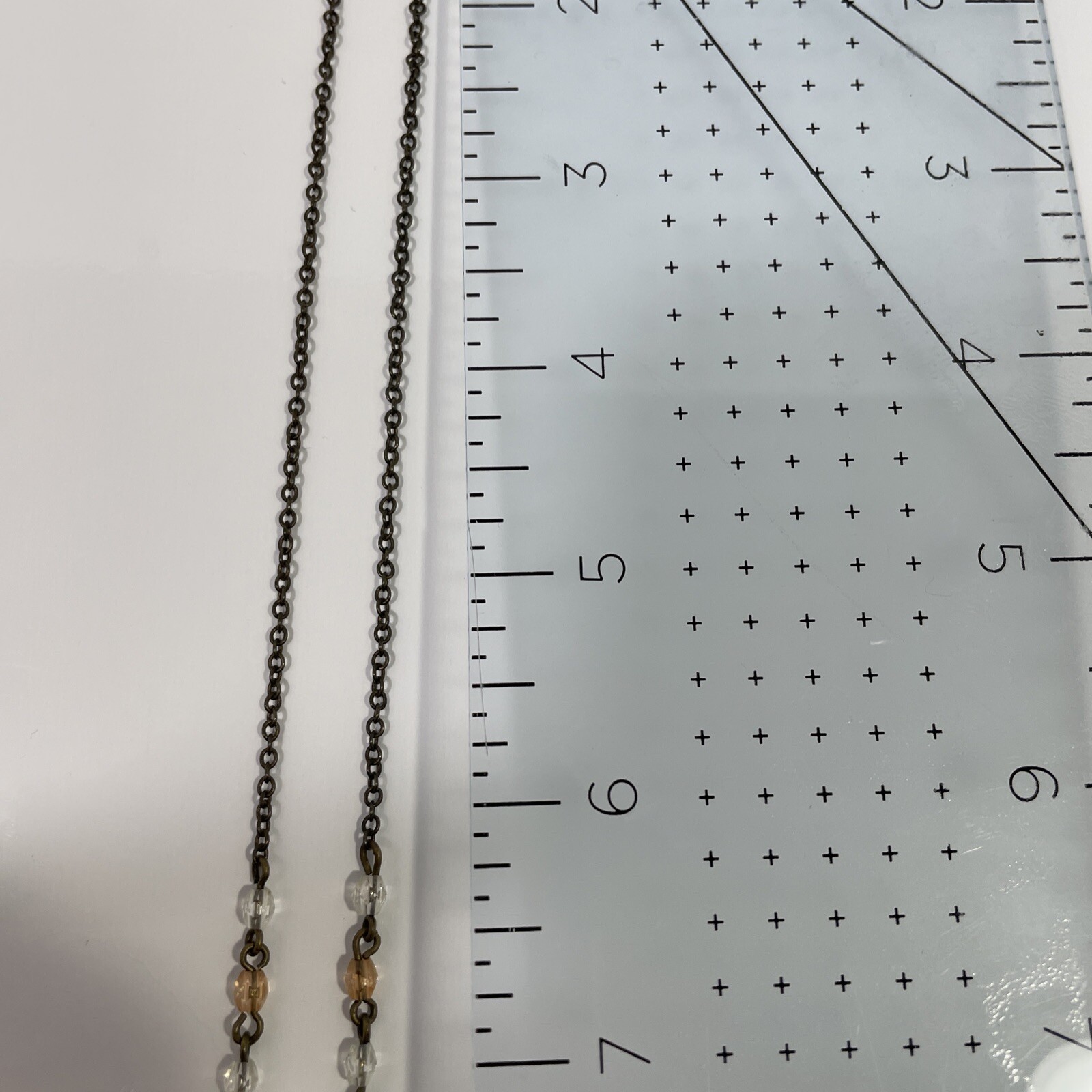 Antiqued Avon brass & topaz rhinestone Flower leaves necklace