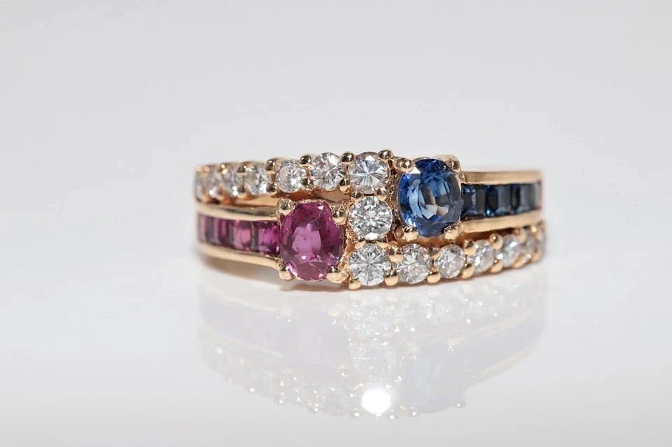 Vintage 3Ct Art Deco Style Lab Created Diamond 14K Rose Gold FN Engagement Ring