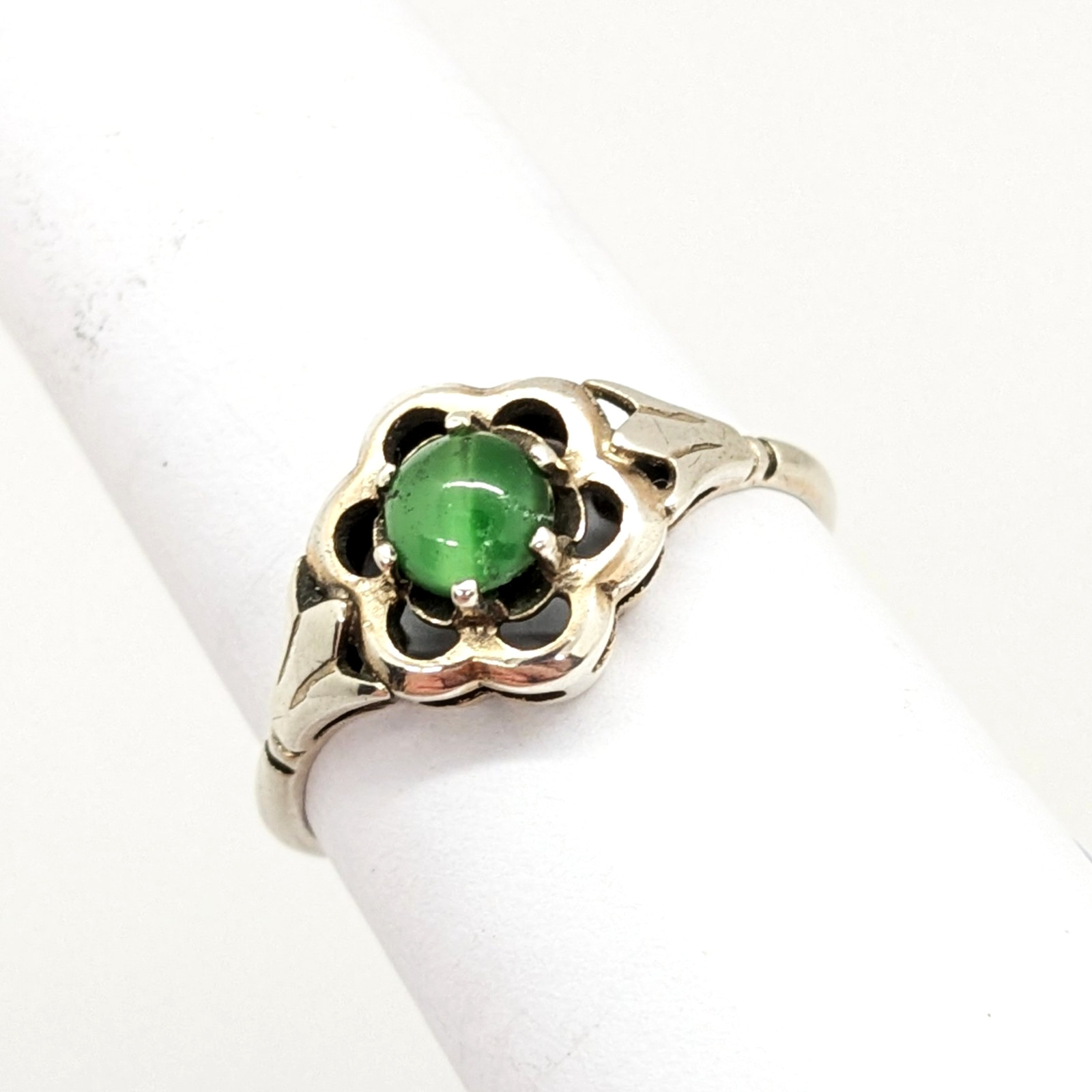 Vintage Elegant Soviet RING Silver⭐875 stamp Star USSR-size: 9.5US (19.5mm) UA#5