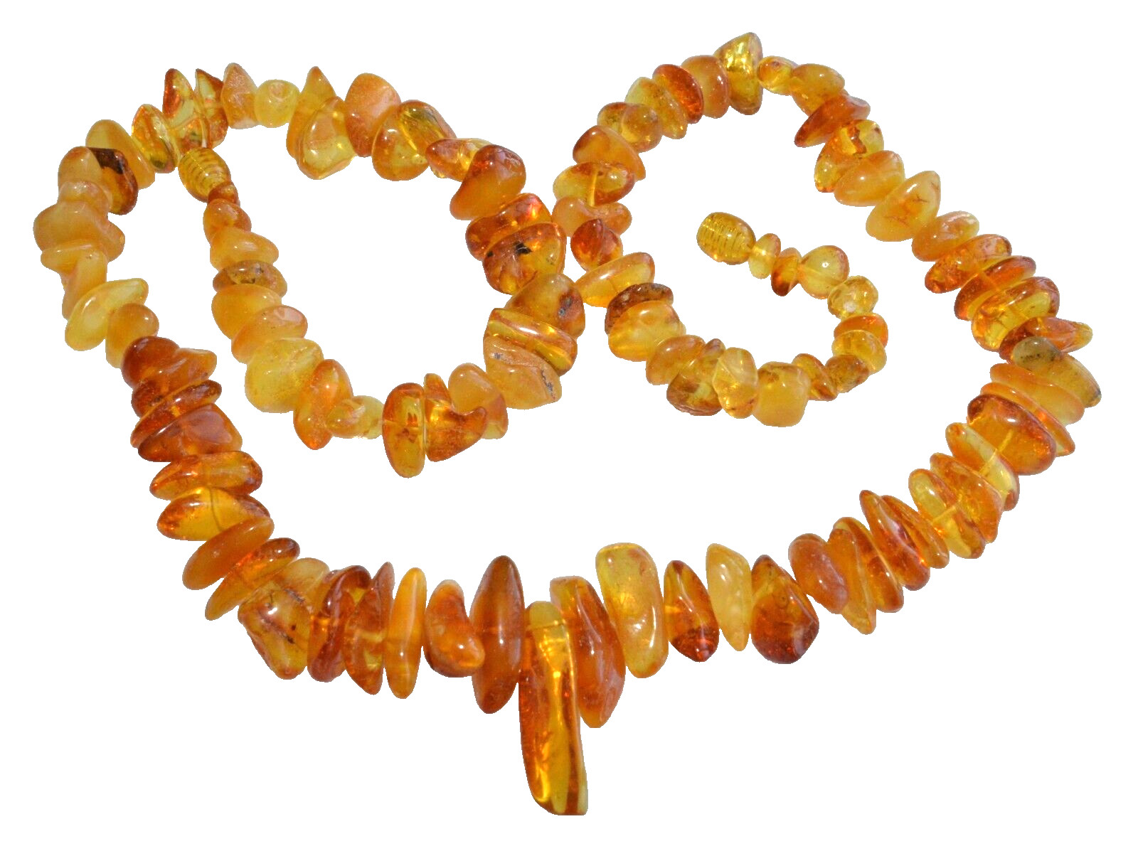 ✅54cm = 34gr RUSSIAN SOVIET BALTIC AMBER BEAD NECKLACE 琥珀 BRACELET STONE PENDANT