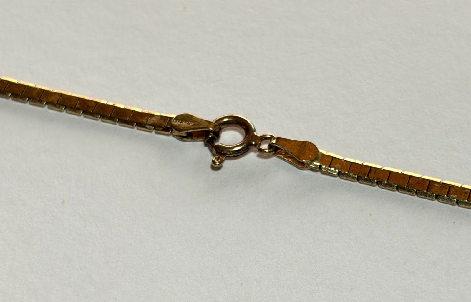 NECKLACE : HERRINGBONE GOLD-FILLED CHAIN #3 : 23.5 inches