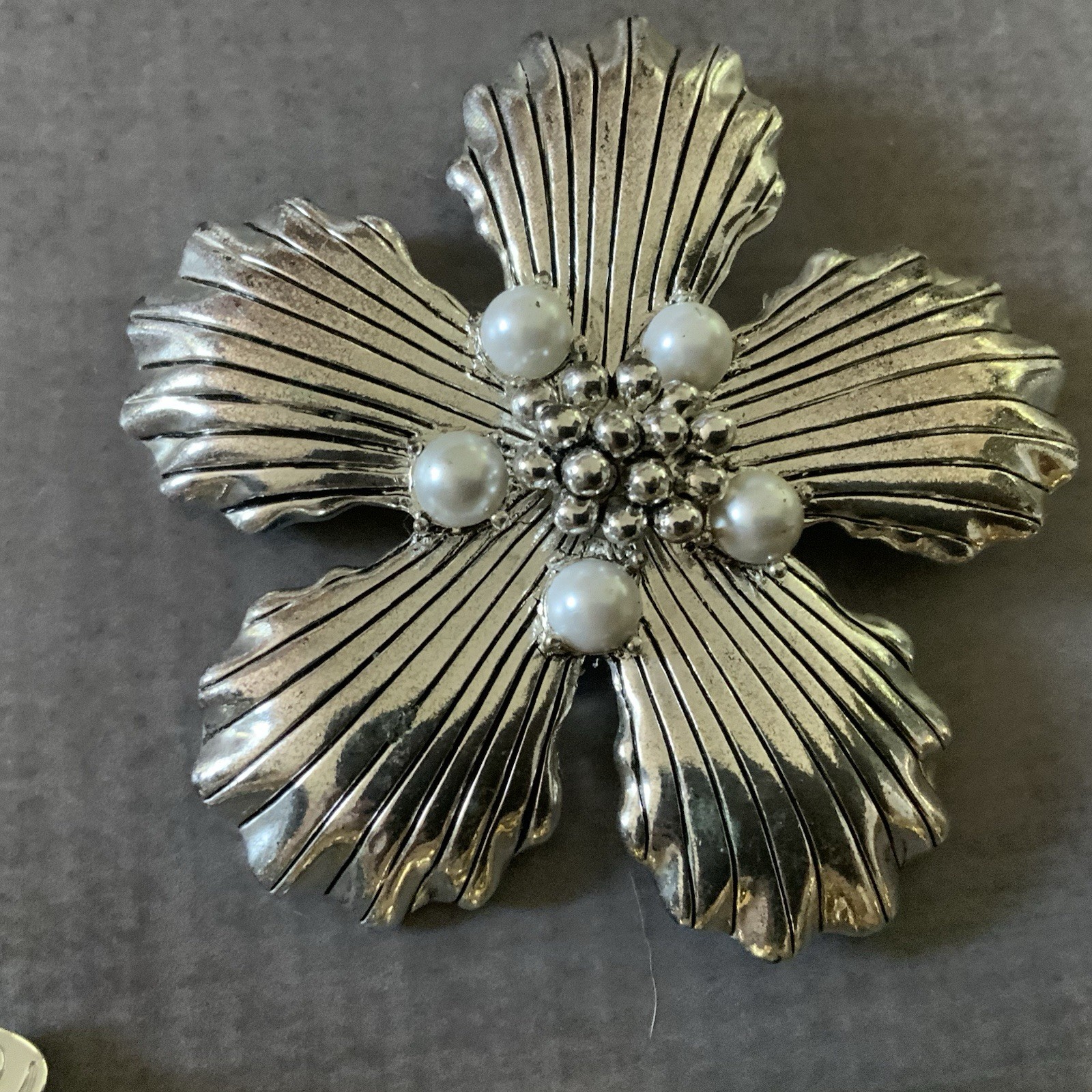 Vintage Signed Jewelry Lot Monet Napier Liz Claiborne Earrings Brooch Mixed