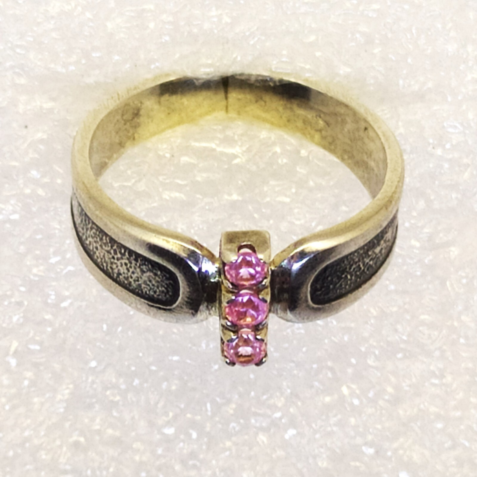 Vintage Luxury RING Silver 925 with Chic Bright Stones -size: 8US (18.5mm) | #46
