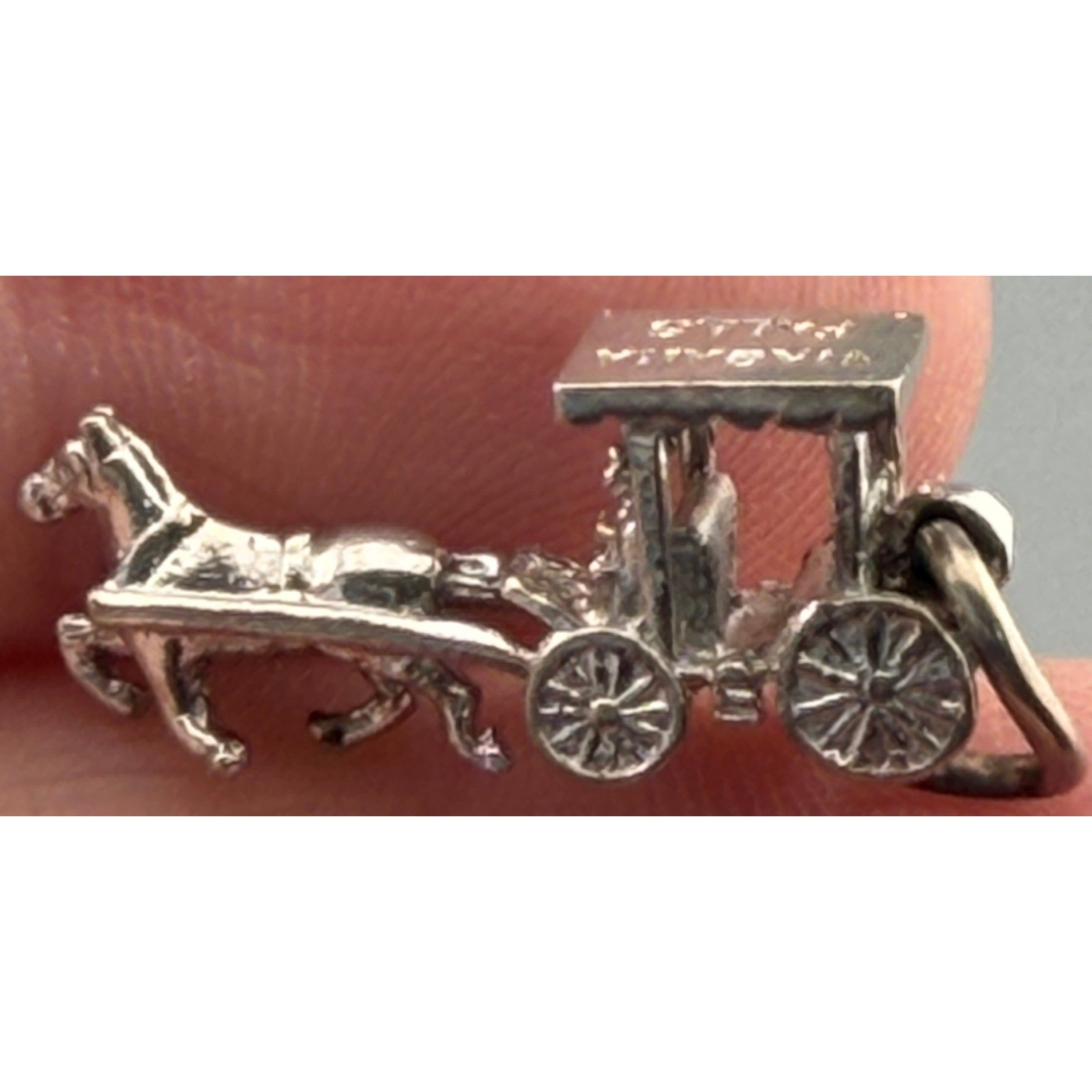 Vintage Sterling Charm Lot Horse Wagon Ship Niagara Falls Souvenir Charms