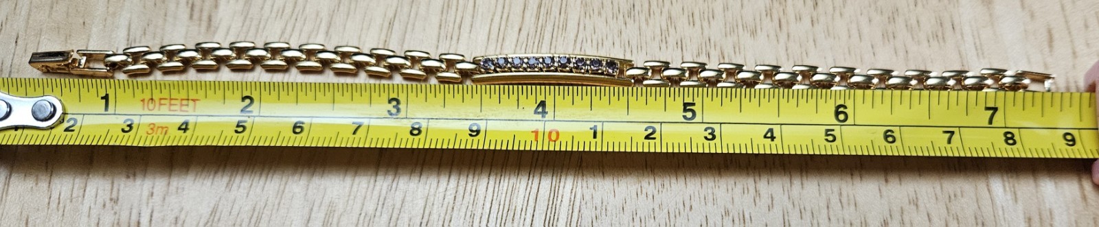 VTG AVON Faux Amethyst Tennis Bracelet Small