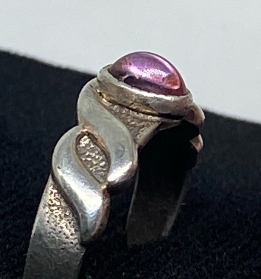 Rings Silver 875 Size 8 . Weight 2.7 g. Soviet Vintage Jewelry USSR