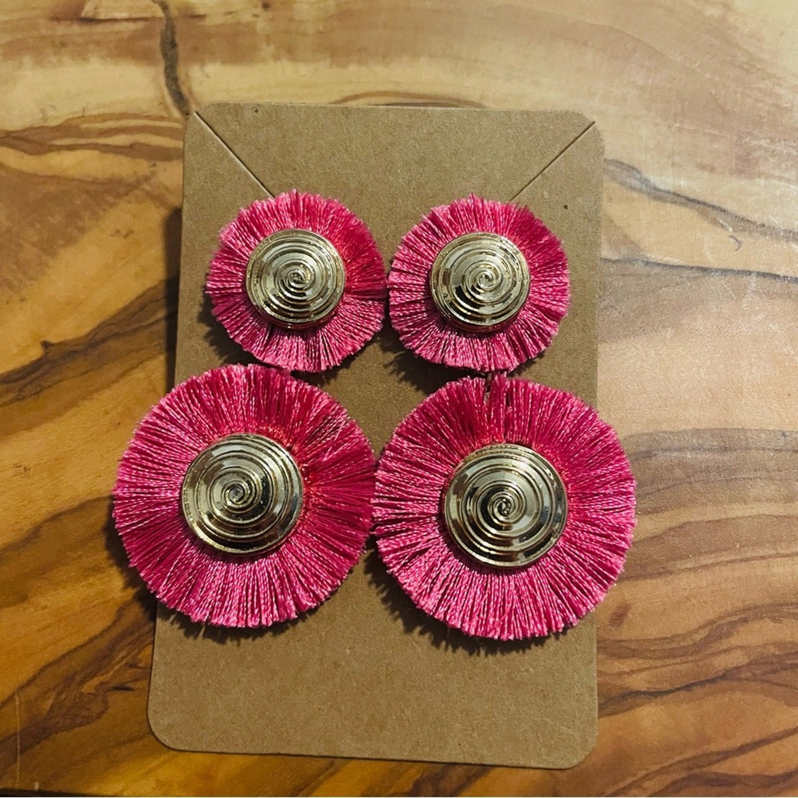 SugarFix by BaubleBar Pink Threaded Drop Earrings