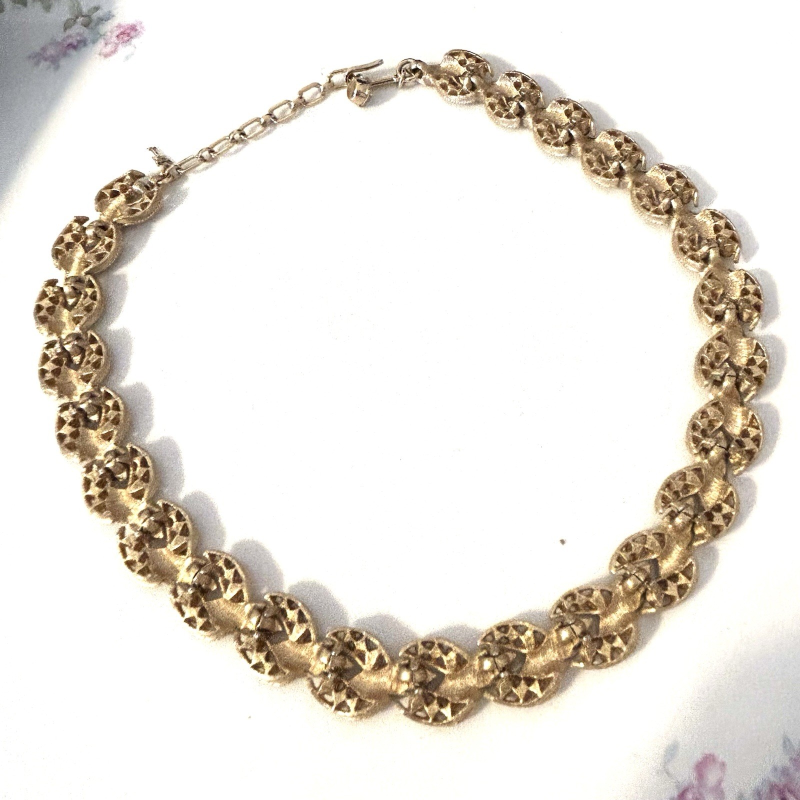 Vintage Trifari Necklace Cavalcade Collection Alfred Philippe 16”