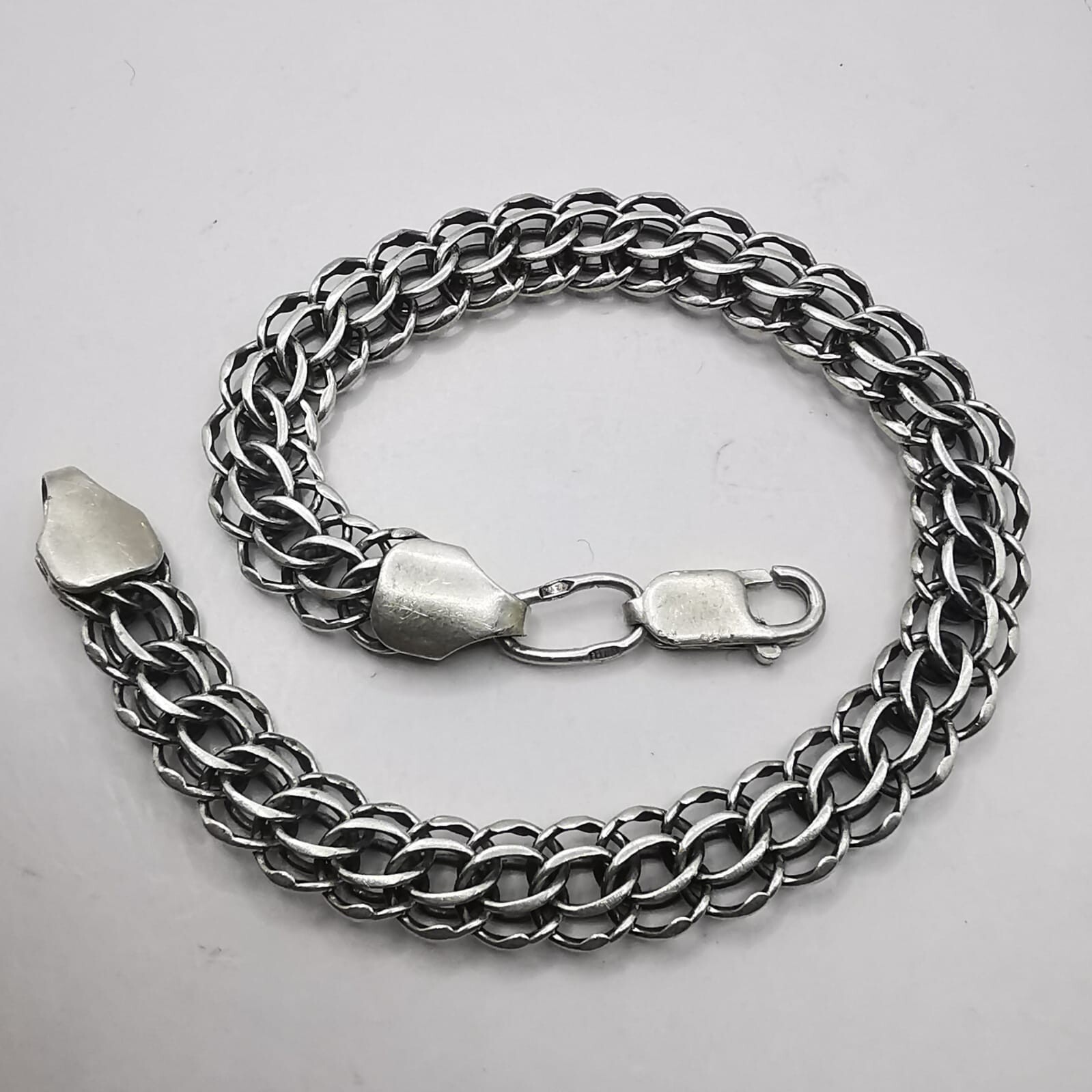 Vintage Beautiful Bracelet Jewelry,925 Sterling Silver, Handmade 12,76 gram
