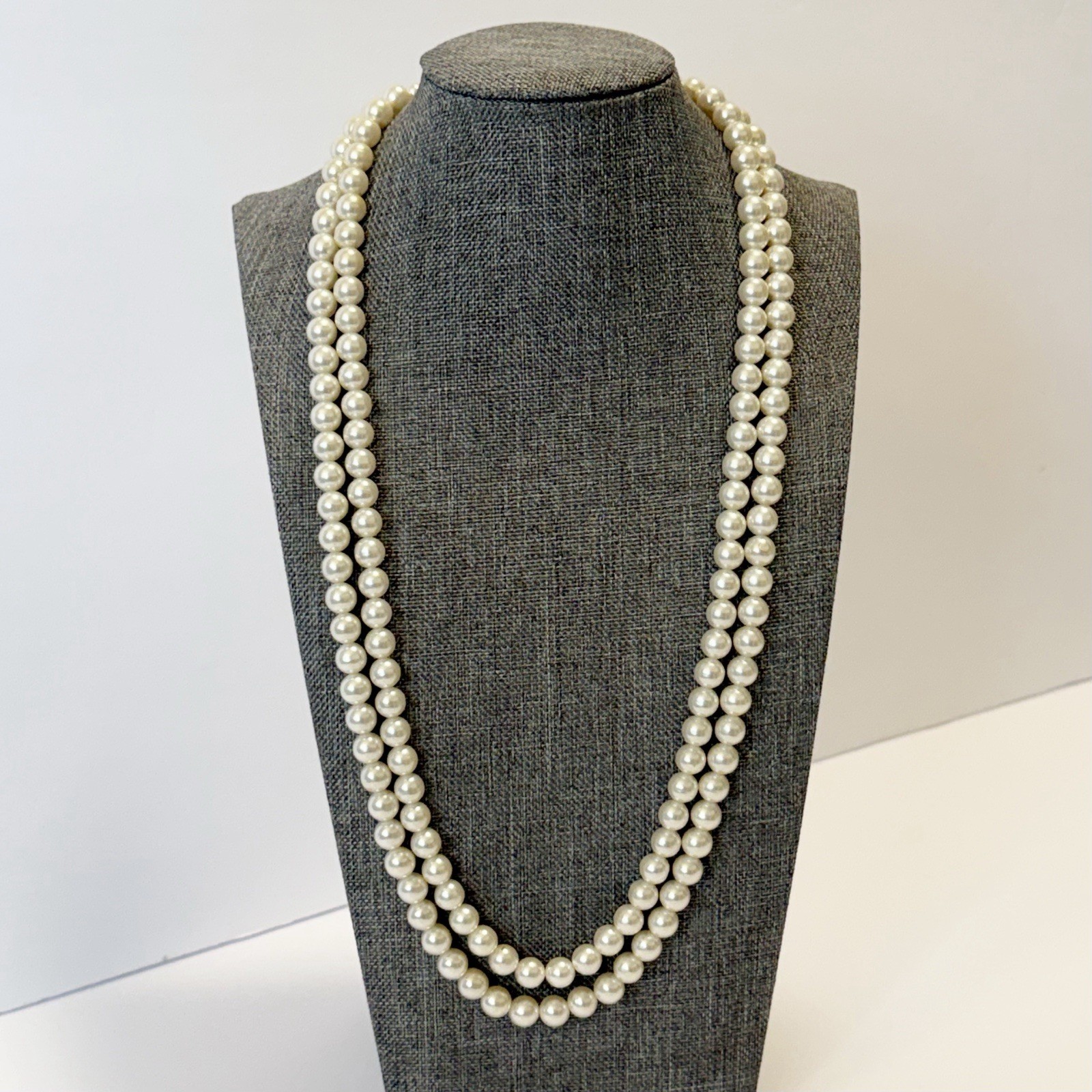 Vintage Sarah Coventry Contessa 5-Strand Faux Pearl Convertible Necklace 1966