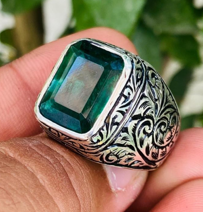 Natural Emerald, Vivid Green Emerald, Rare Find Emerald Stone, Gift For Him