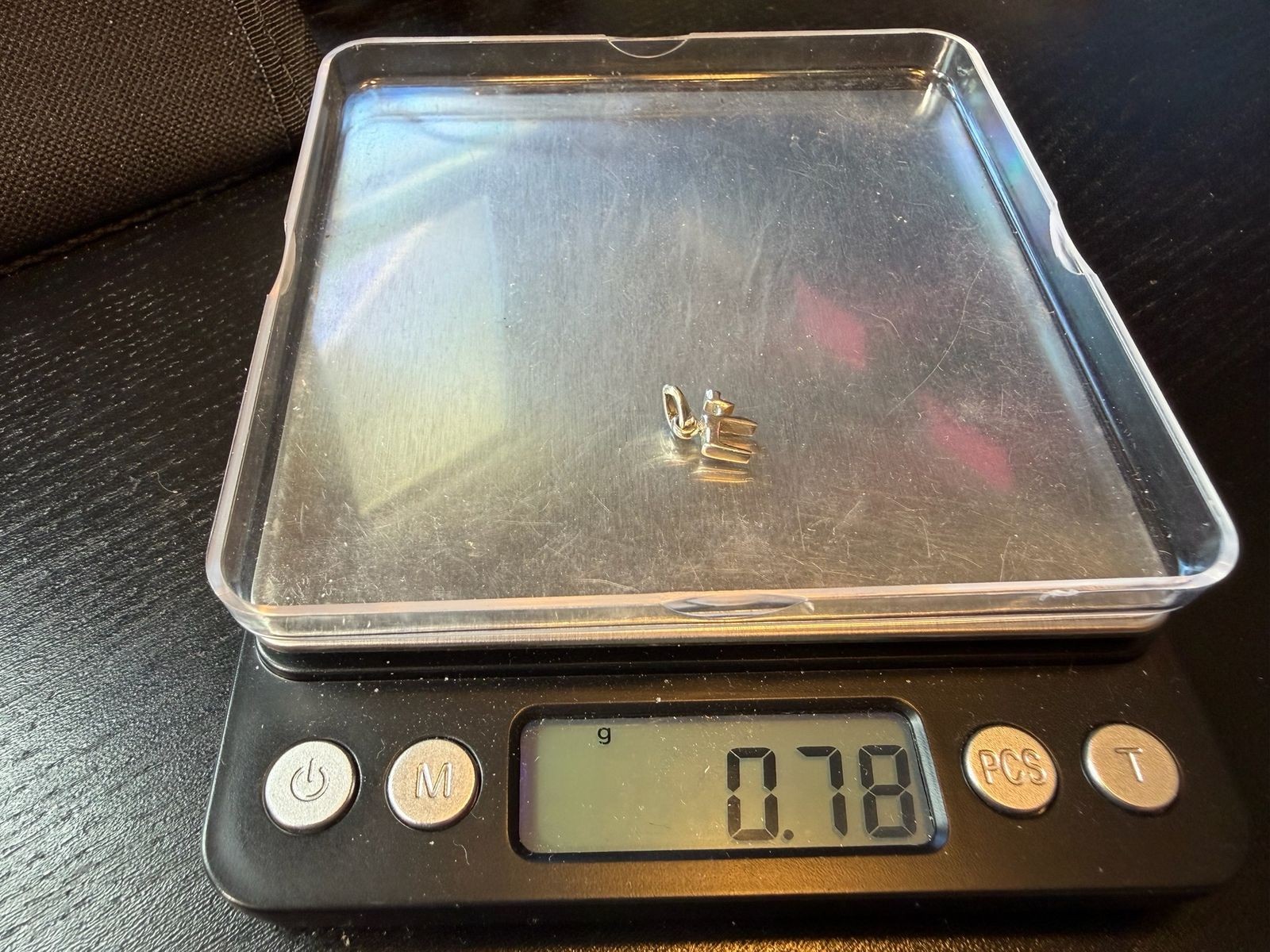 0.78g Vintage Sterling Silver 925 Hebrew Chai Symbol Pendant M