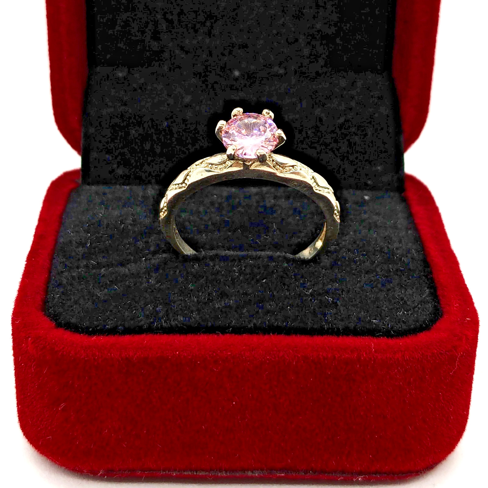 Vintage Luxury RING Silver 925 with Bright Stone -size: 7.75US (17.5mm) | UA #8