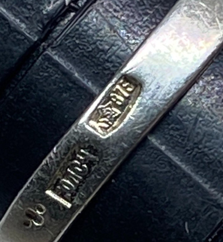 Rare vintage “Kubachi ” ring made of USSR silver. 875: Size 6 . Weight 1.39 g