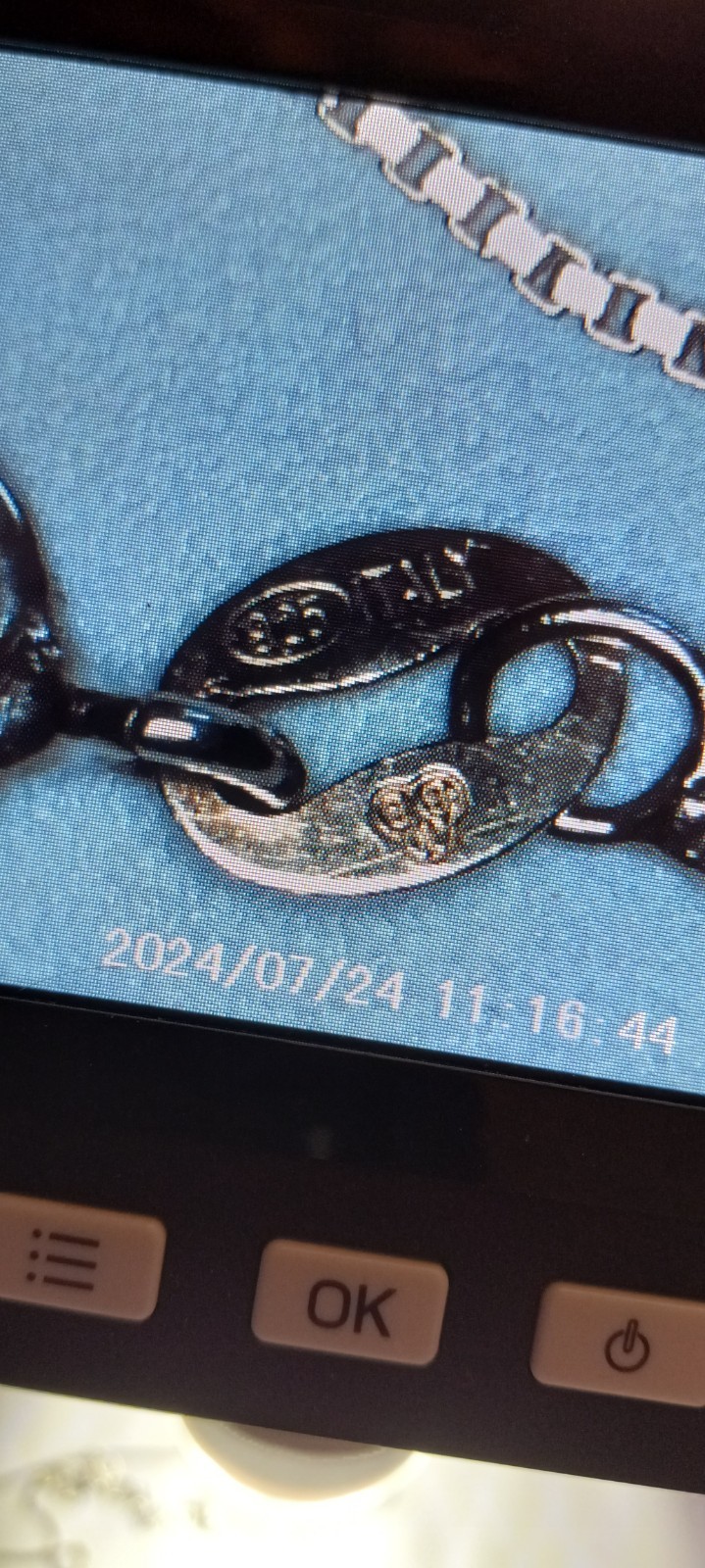 Vintage Sterling Silver 20in Box Necklace W/big Puff Heart W/big Cubic Zirconia
