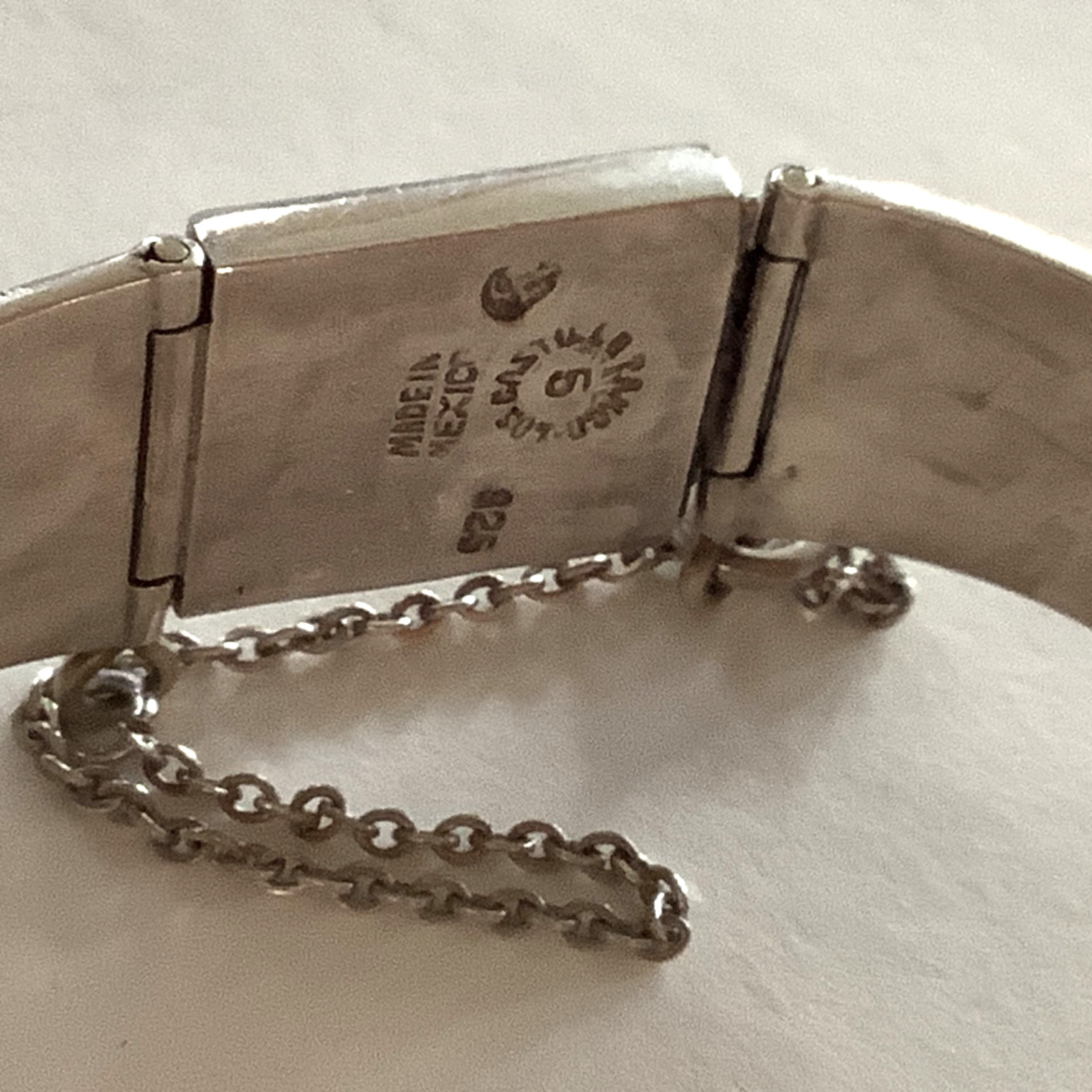 VTG Los Castillo MCM Sterling Silver Bracelet Amethyst?