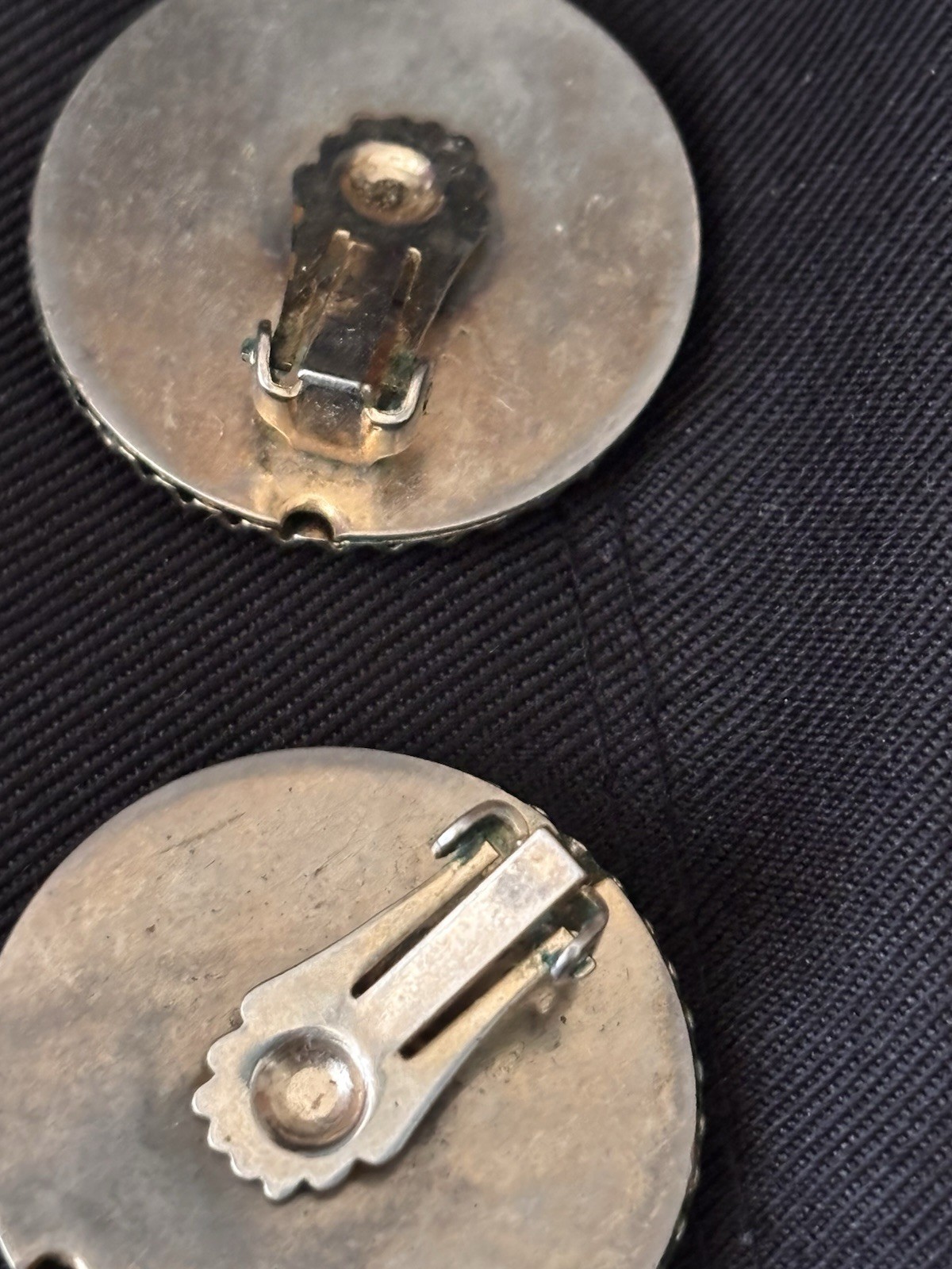 Lot of 4 Pairs Vintage Costume Clip On Fashion Earrings 60s – 80s