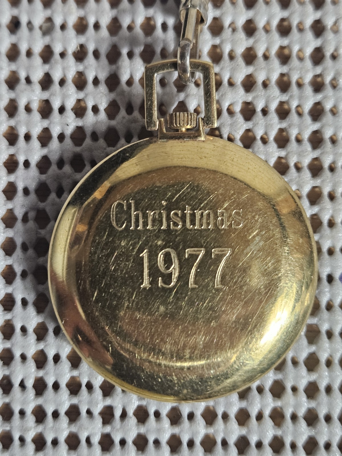 Vintage Helbros 17 Jewels Gold Plated Manual Wind Pocket Watch