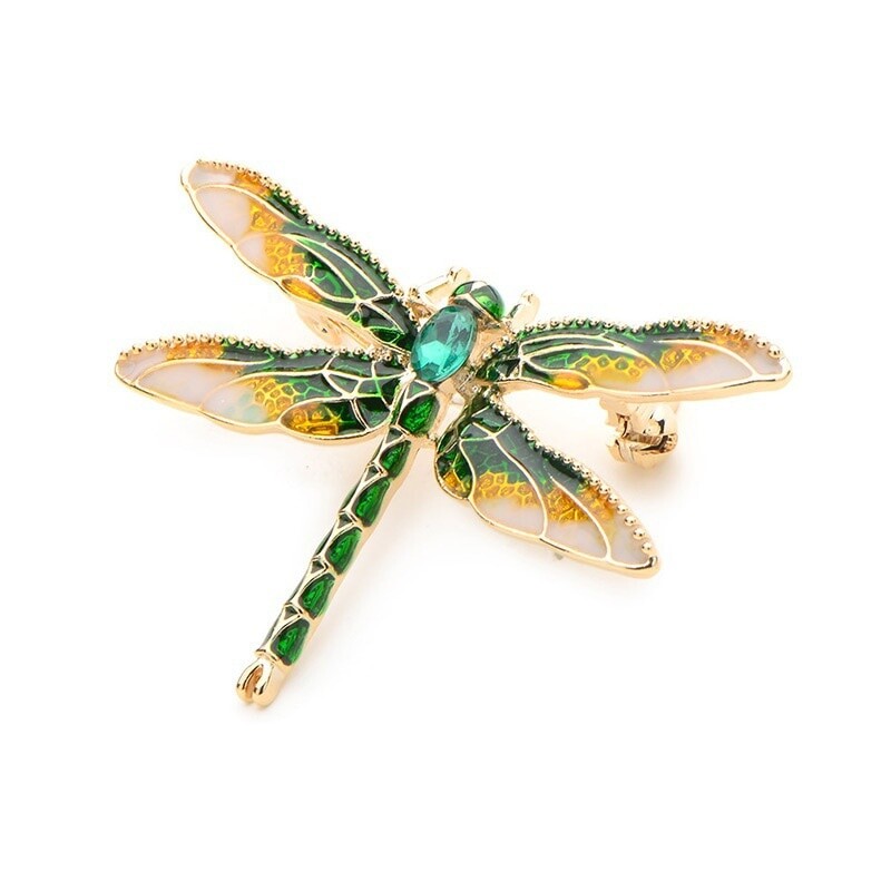 Enamel Dragonfly Insects Brooches For Women Banquet Weddings Brooches Pins