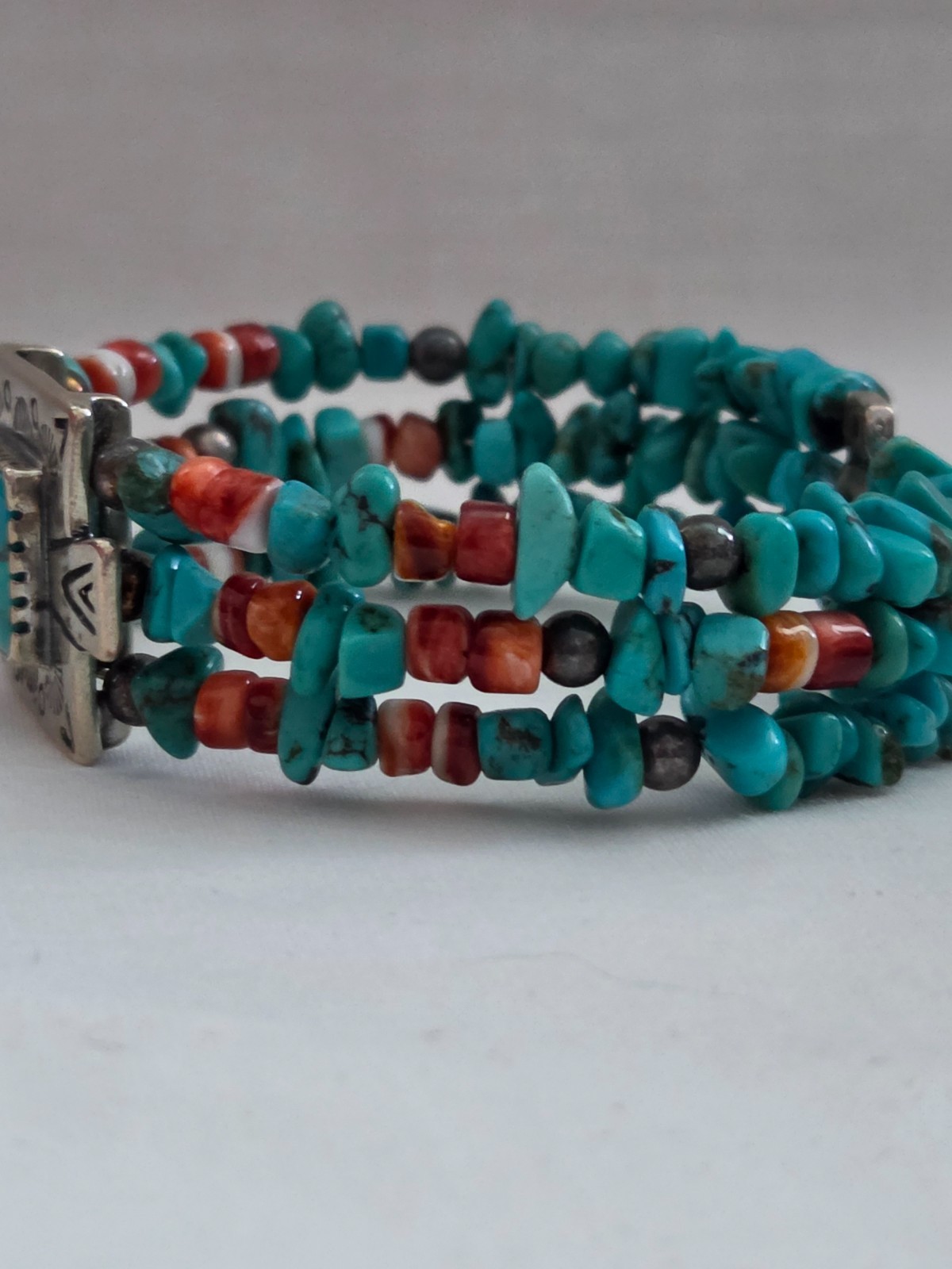 Carolyn Pollack Relios Turquoise Sterling Bracelet