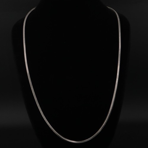 Sterling Silver – DESIGNER GM 4mm Long Snake Chain 40″ Heavy Necklace – 44g