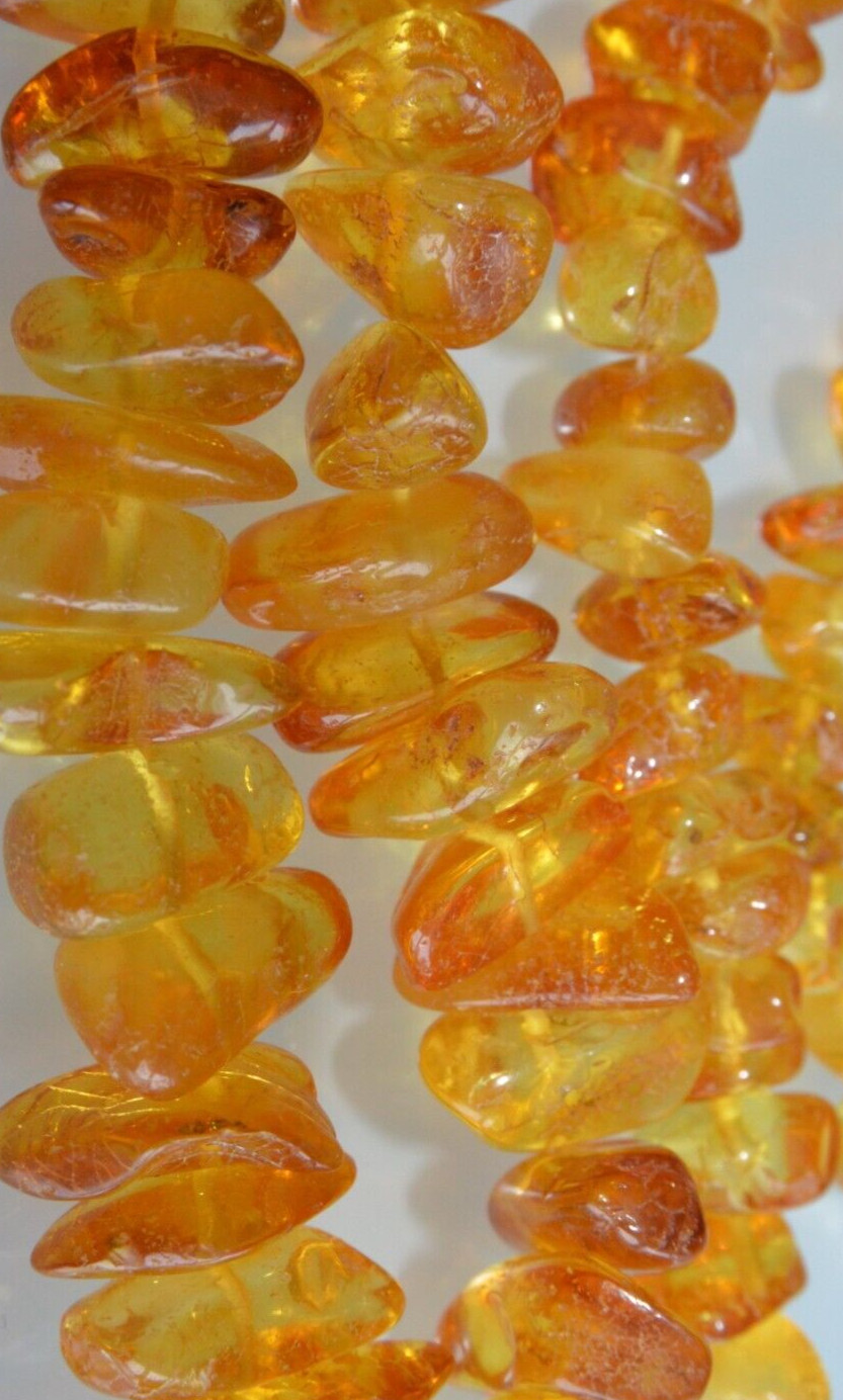 40gr RUSSIAN SOVIET BALTIC AMBER BEAD NECKLACE 琥珀 BRACELET STONE PENDANT EARRING