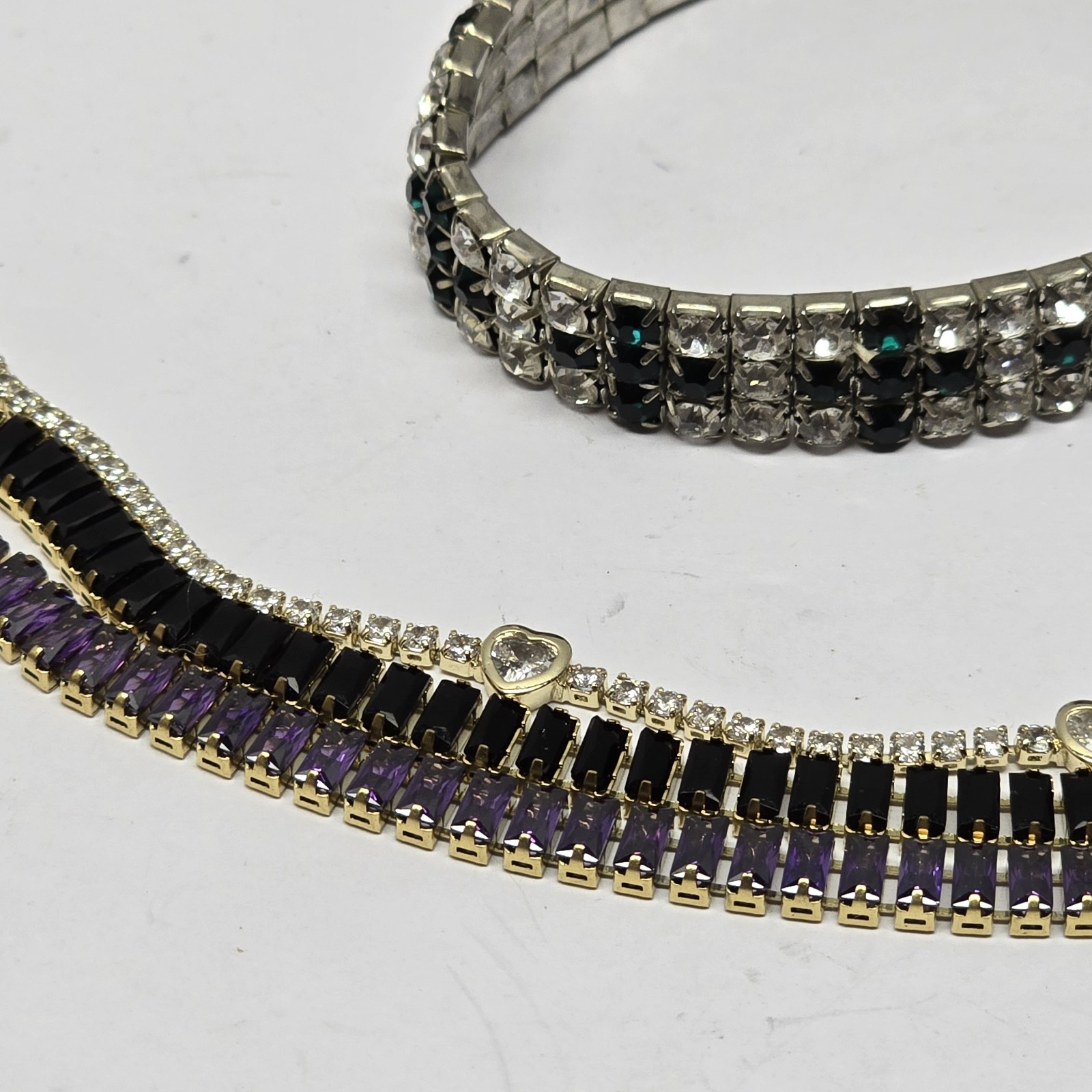 Rhinestone Bracelet Lot Of 4