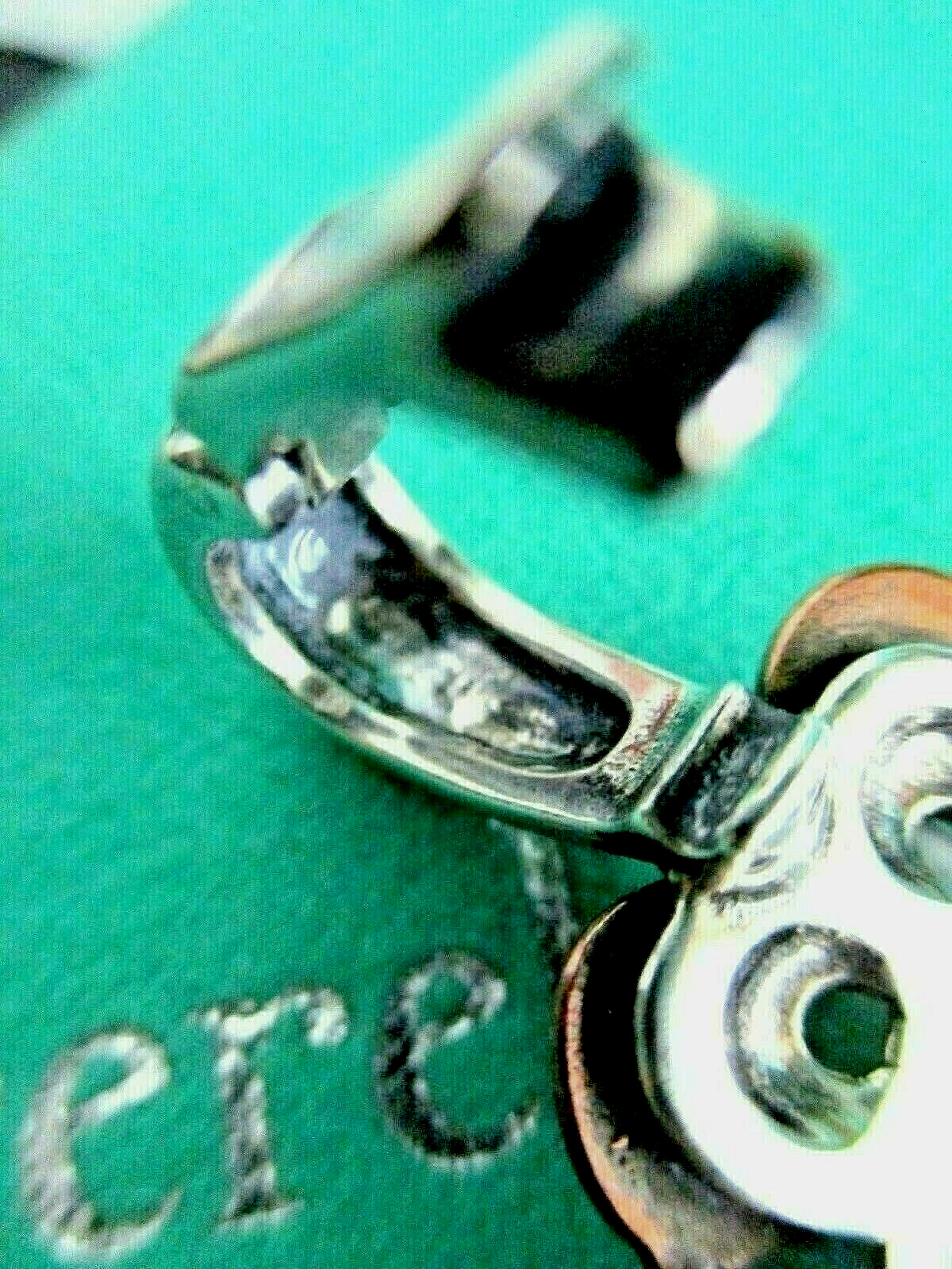 Carolyn Pollack Sincerely Radiance Large Turquoise Enhancer wi Cord Necklace NIB