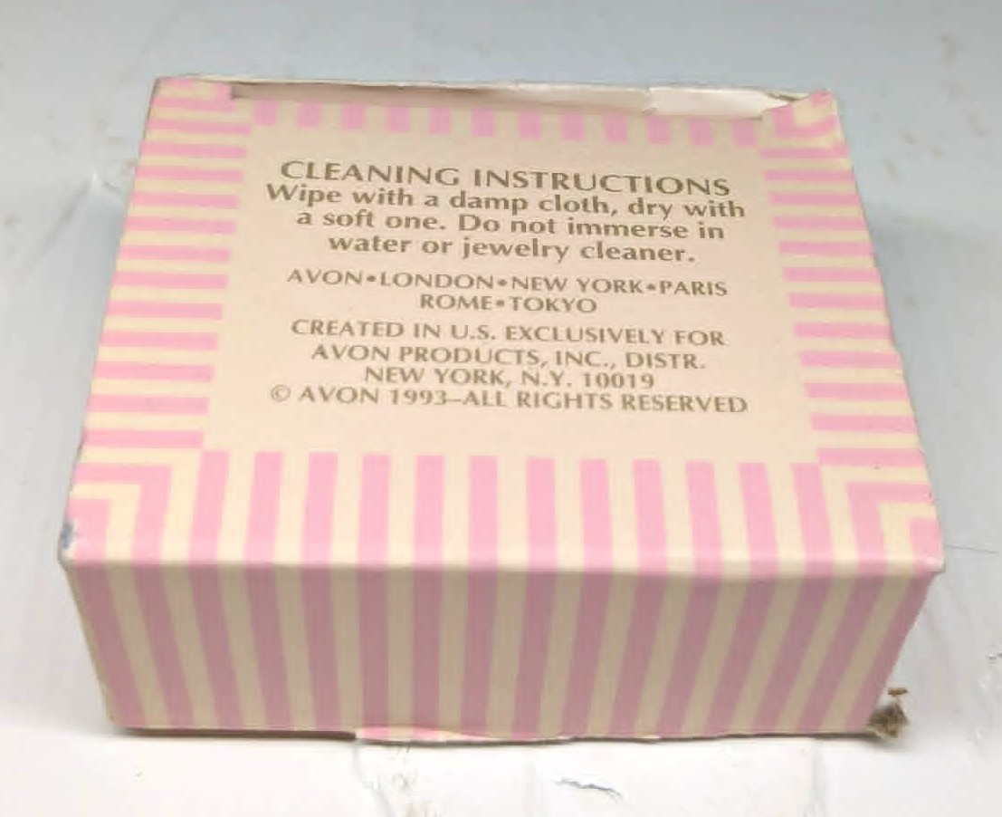 Vintage 1993 Avon “Better Breast Care” Large Pink Ribbon Tack Pin Brooch