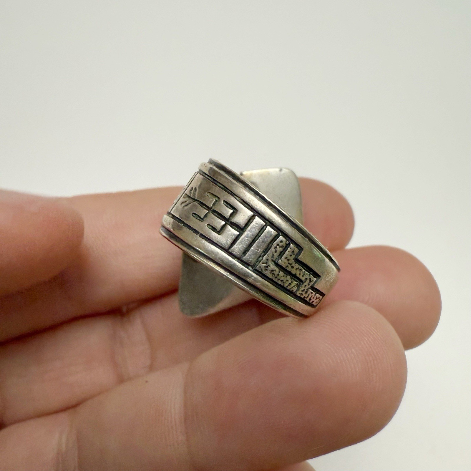 Carolyn Pollack RMT Roderick Tenorio Pink Rhodochrosite Sterling Silver Ring 8