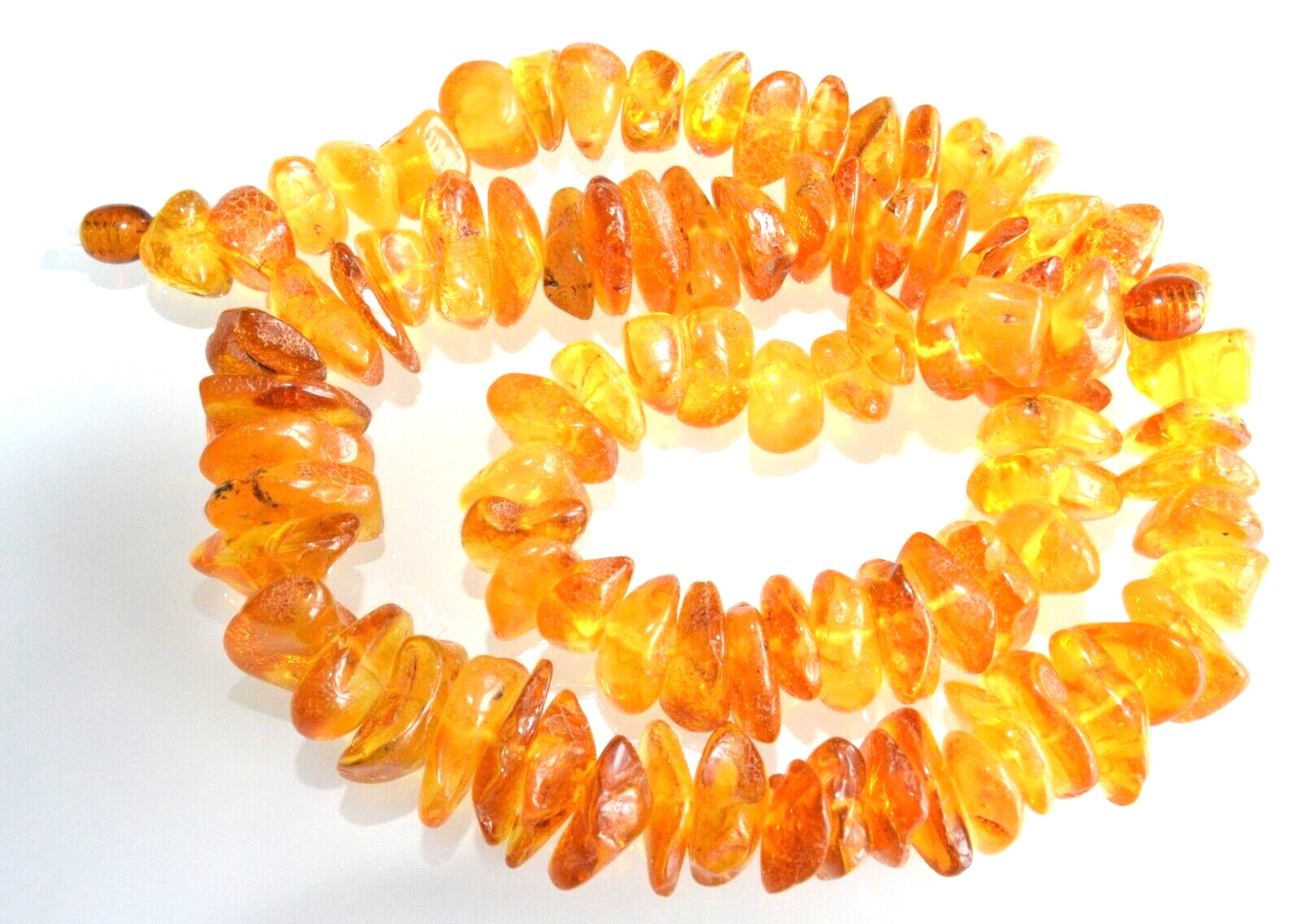 61gr RUSSIAN SOVIET BALTIC AMBER BEAD NECKLACE 琥珀 BRACELET STONE PENDANT EARRING