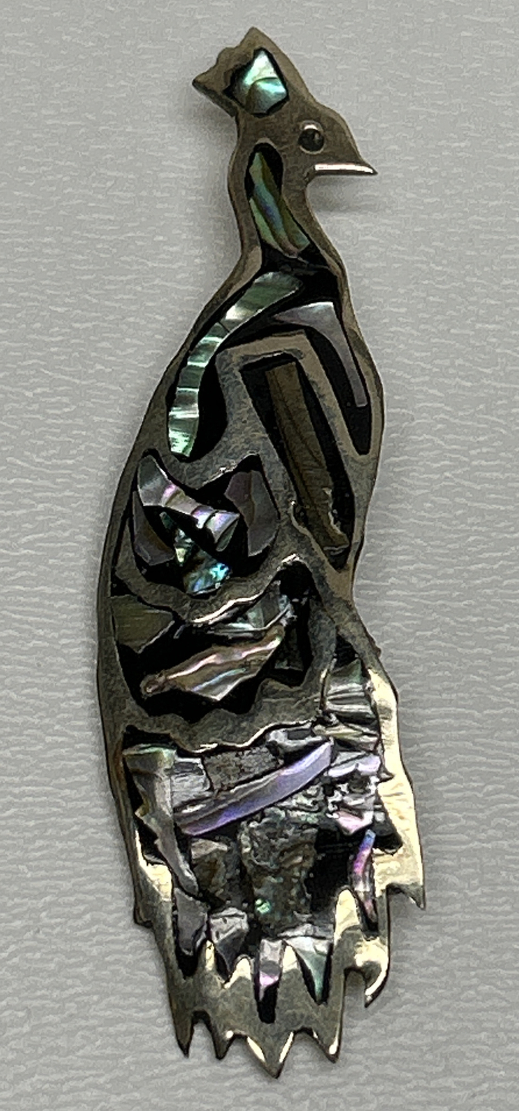 Mexico Alpaca Abalone Brooch