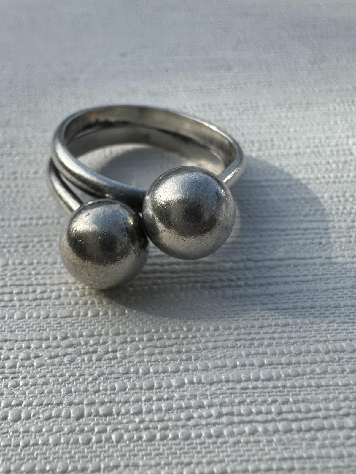 N.E From Vintage Denmark 925S Sterling Silver Ring vintage estate