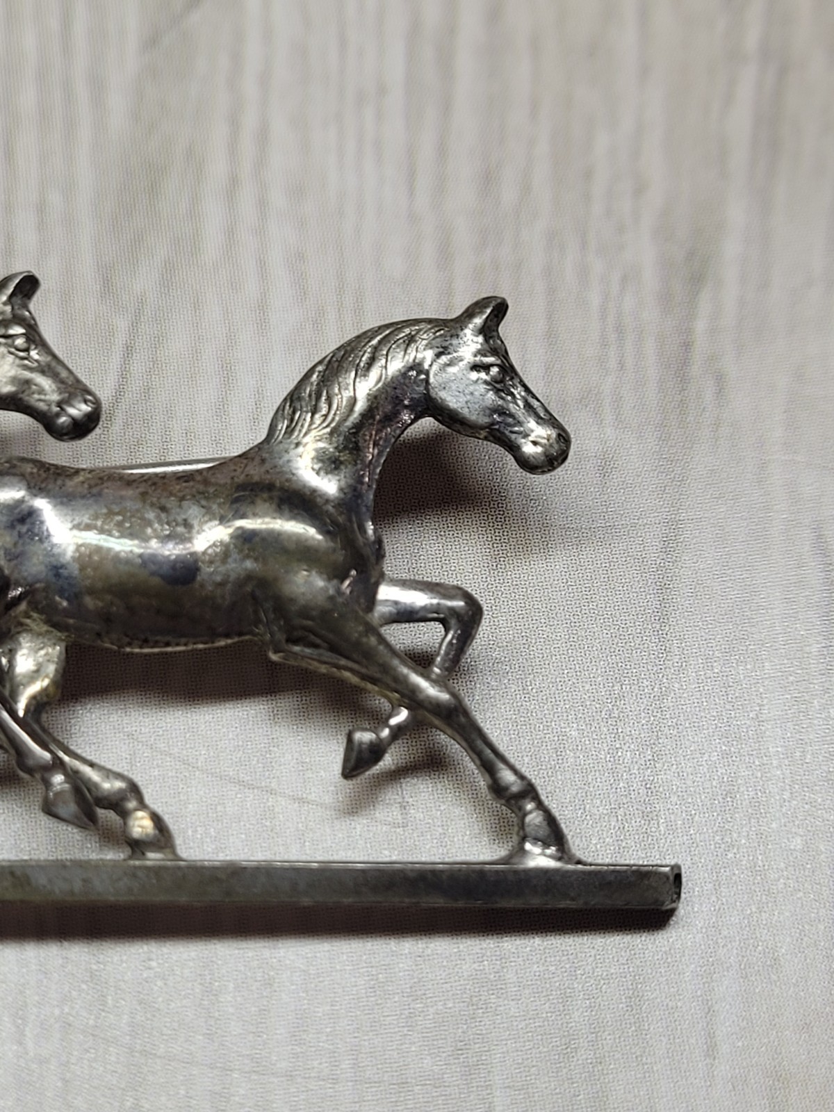 Vintage Sterling Silver Running Horse Brooch 925 Equestrian Pin Tested 6g
