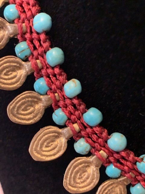Statement Necklace Handmade Paulina Barcelona OOAK Boho Ethnic Adjustable Spain