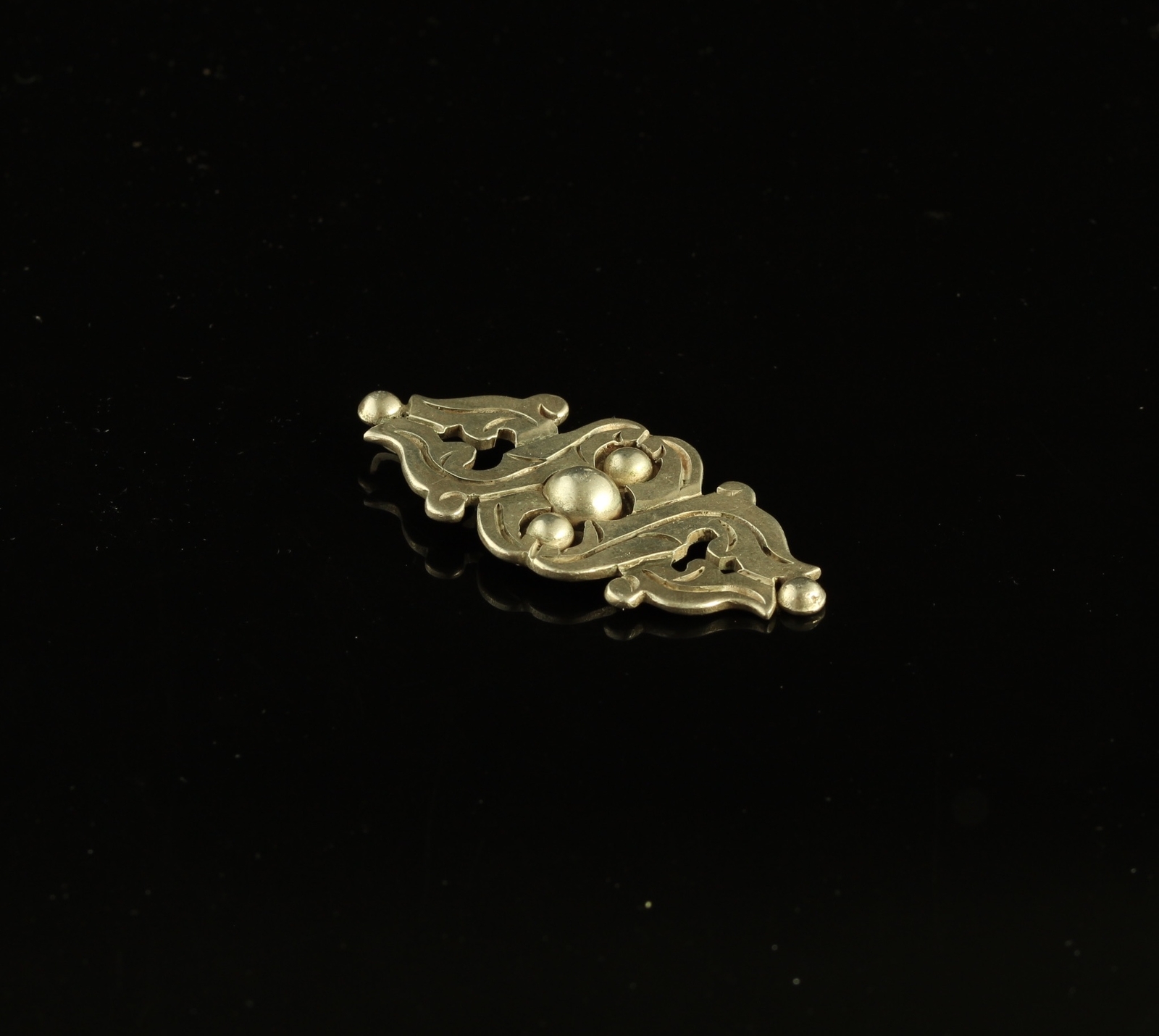 Vintage Taxco Mexico 980 Silver Heavy Gauge Pin Brooch