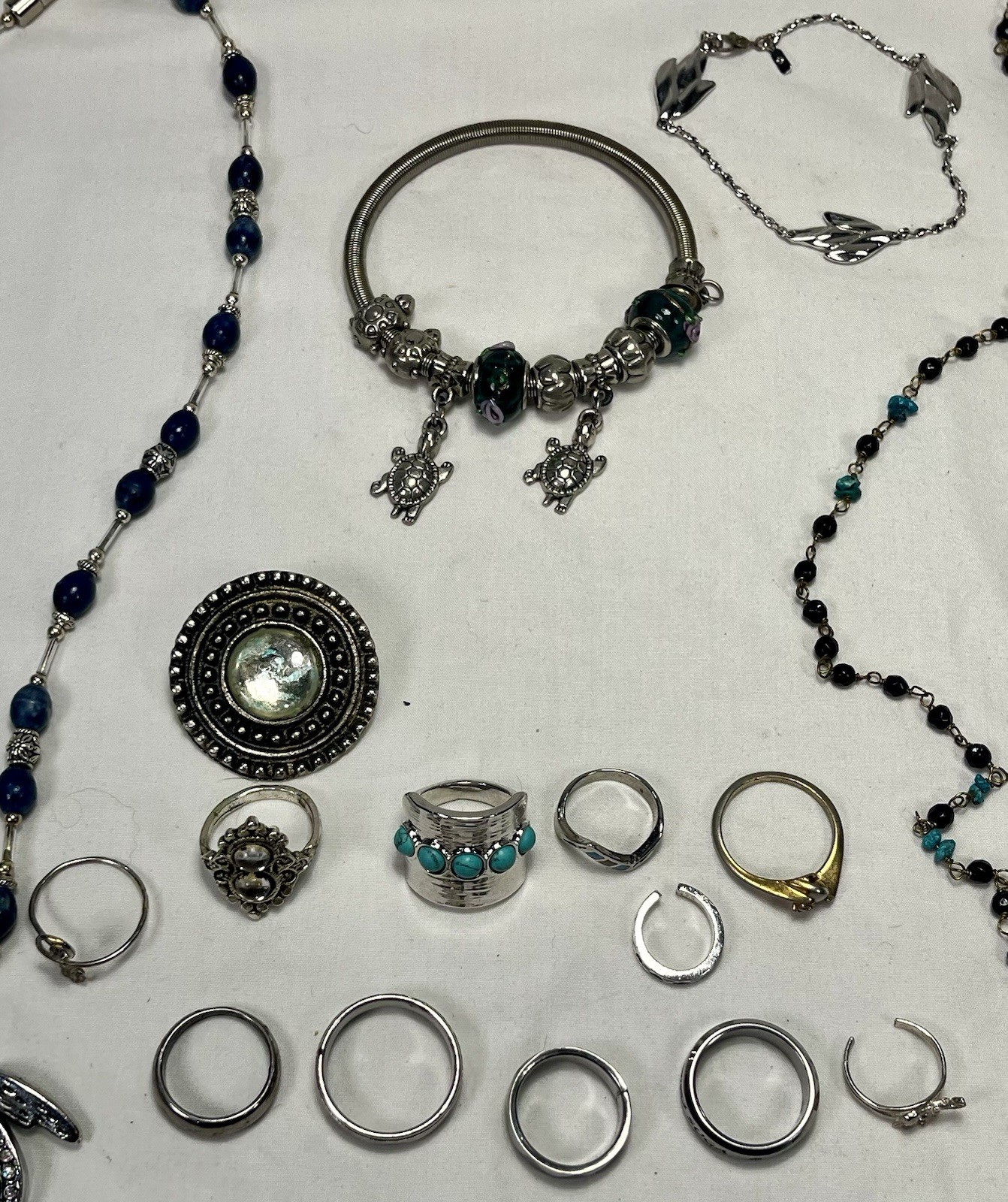 Vintage Costume Jewelry Mixed Loose Lot (Monet, Lia Sophia, etc.)