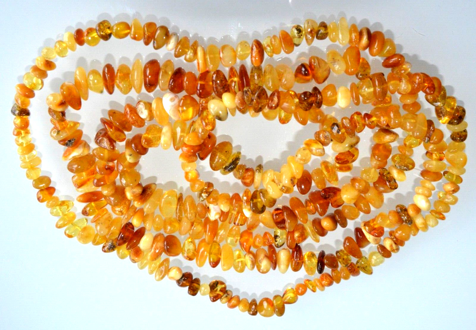 ✅135 cm=46gr RUSSIAN SOVIET BALTIC AMBER BEAD NECKLACE 琥珀 BRACELET STONE PENDANT