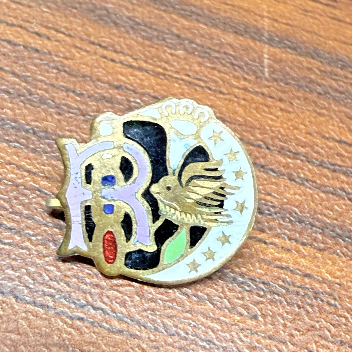 Victorian Gold-Filled Clark & Coombs Daughters of Rebekah Fraternal Ring Antique