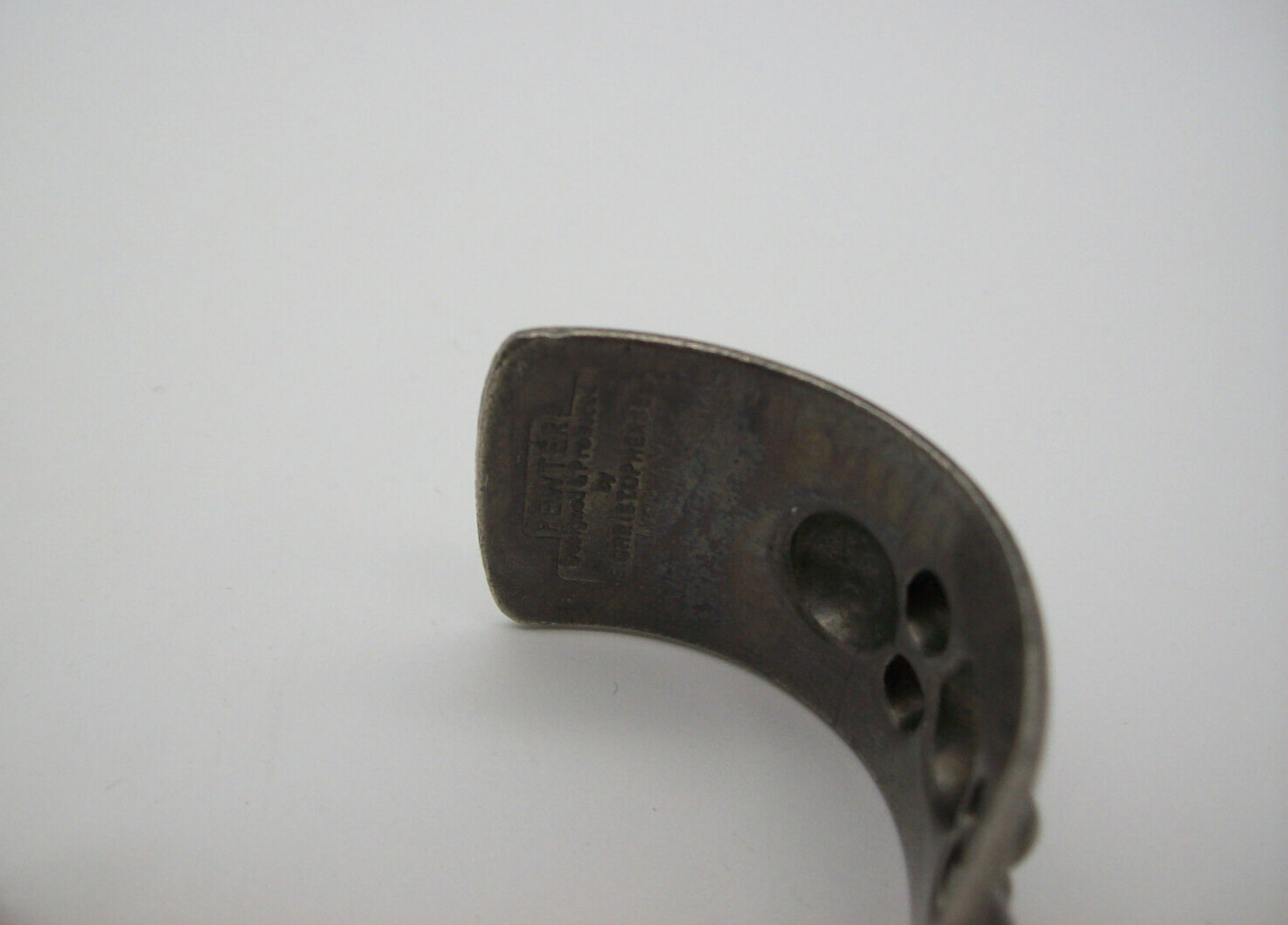 Vintage E Christophersen Brutalist Bracelet, Norway, Signed