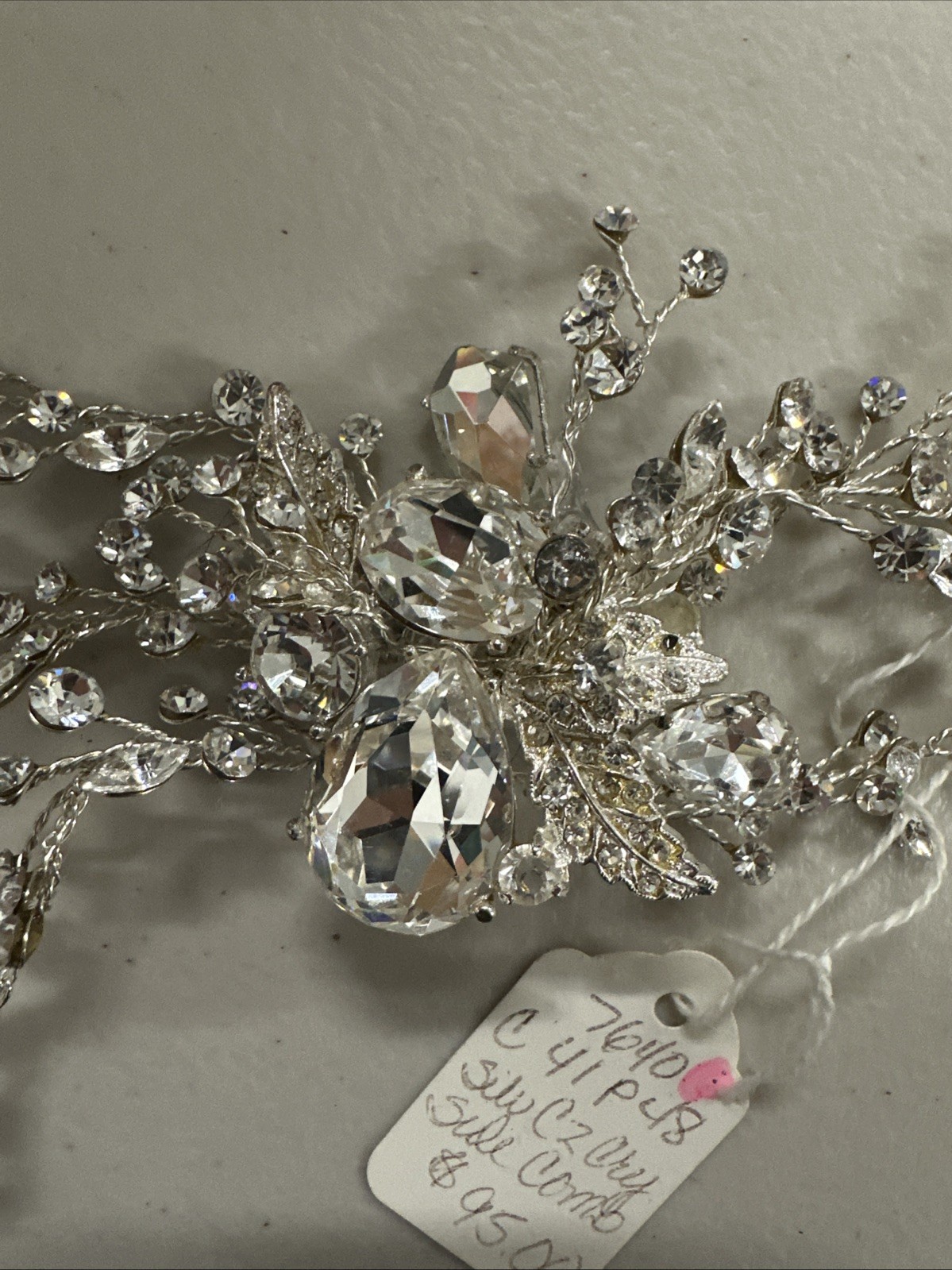 Auction Lot #2 : Rhinestone Headbands and Brooch +