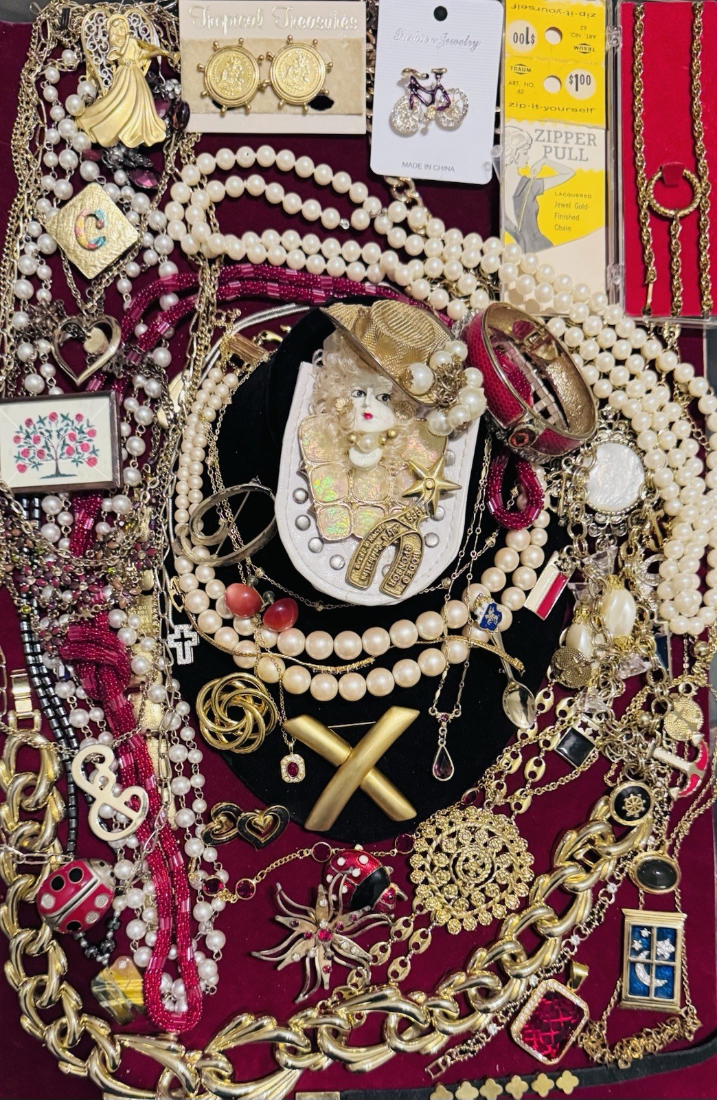 Vintage High End Costume Jewelry Mamselle Monet Napier Japan Sarah Coventry TRUM